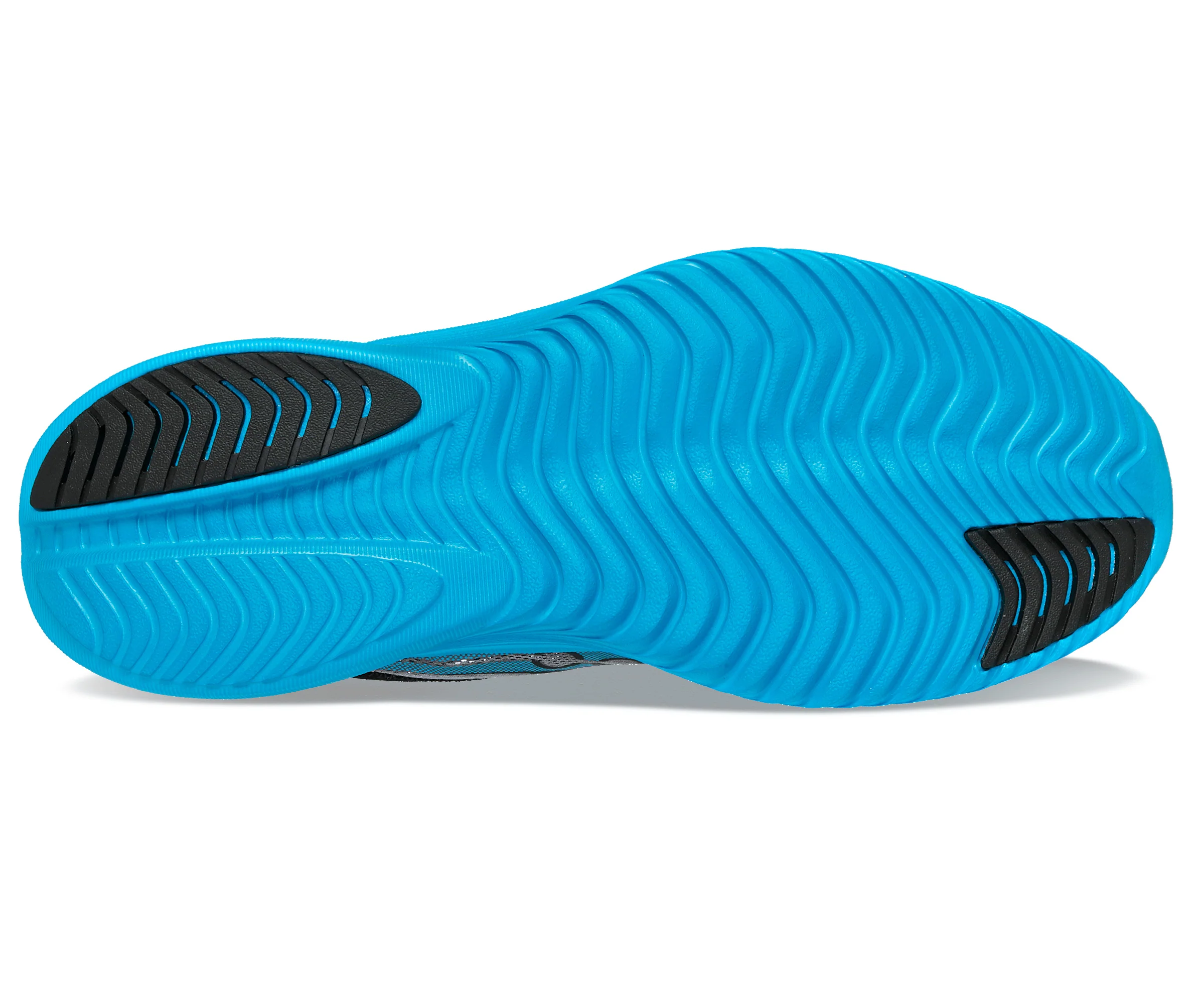Saucony Kinvara 14, Damen, echo pewter, blau/schwarz reflektierend - Image 4