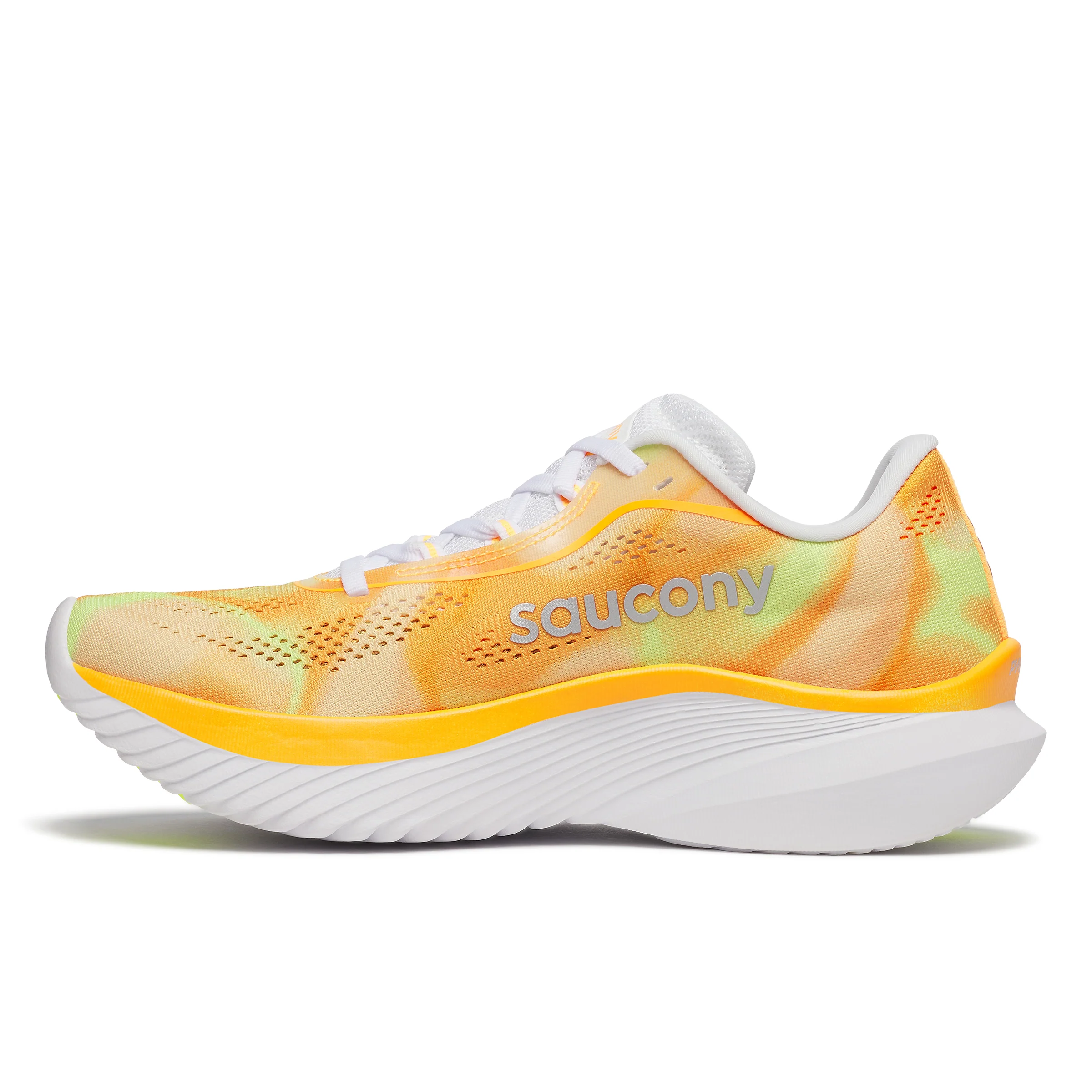 Saucony Kinvara 15, Laufschuh, Damen, Peel/White Orange Clair - Image 2