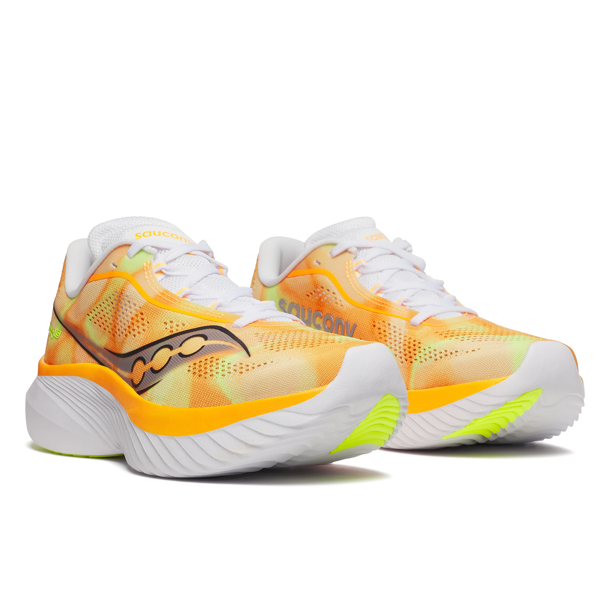 Saucony Kinvara 15, Laufschuh, Damen, Peel/White Orange Clair - Image 3