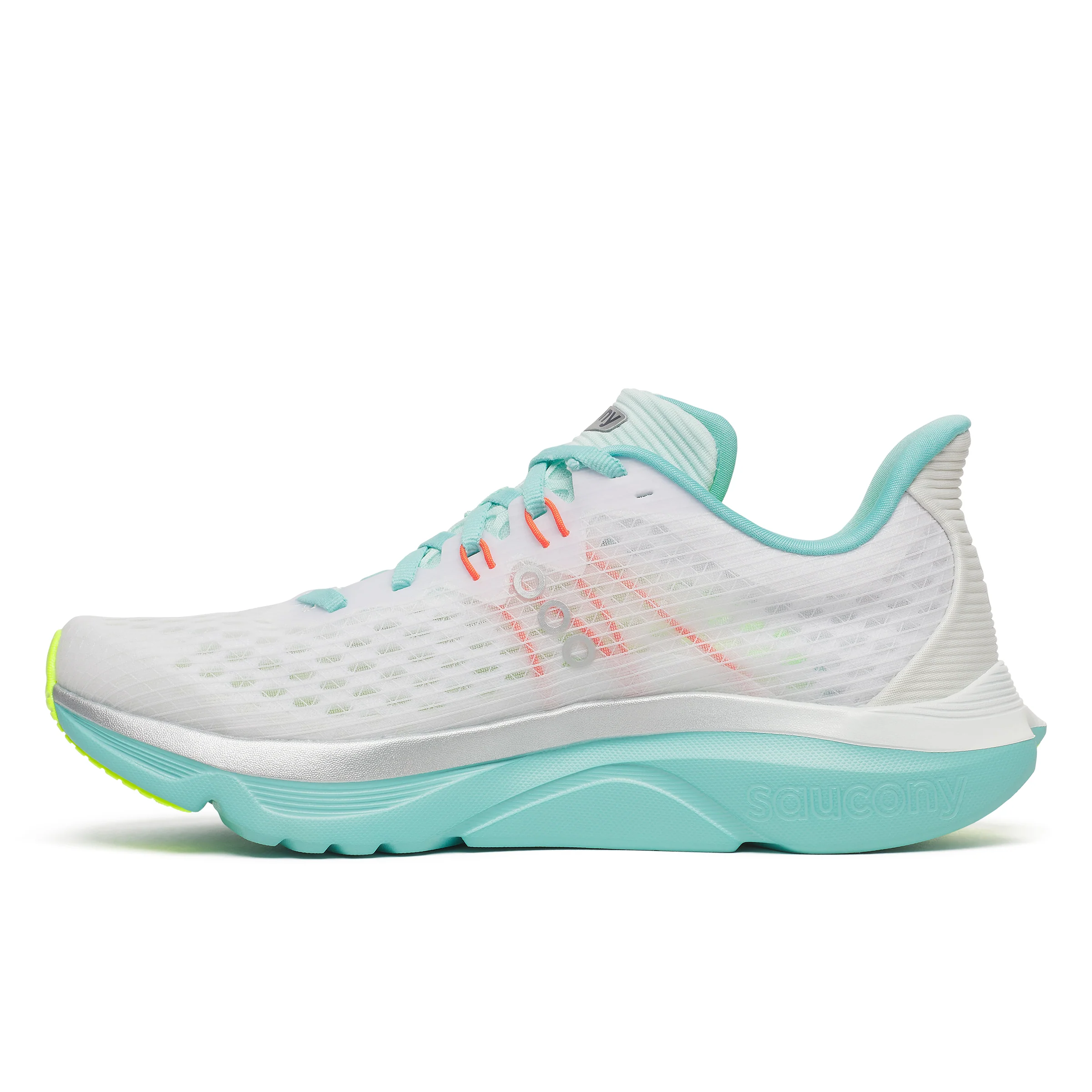 Saucony Kinvara 16, Laufschuh, Damen, White/Aqua - Image 2