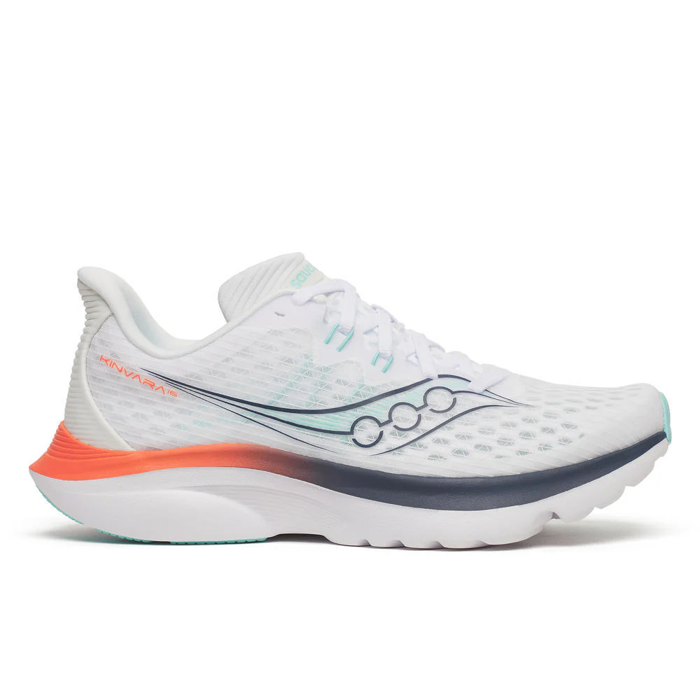 Saucony Kinvara 16, Laufschuh, Damen, White/Navy