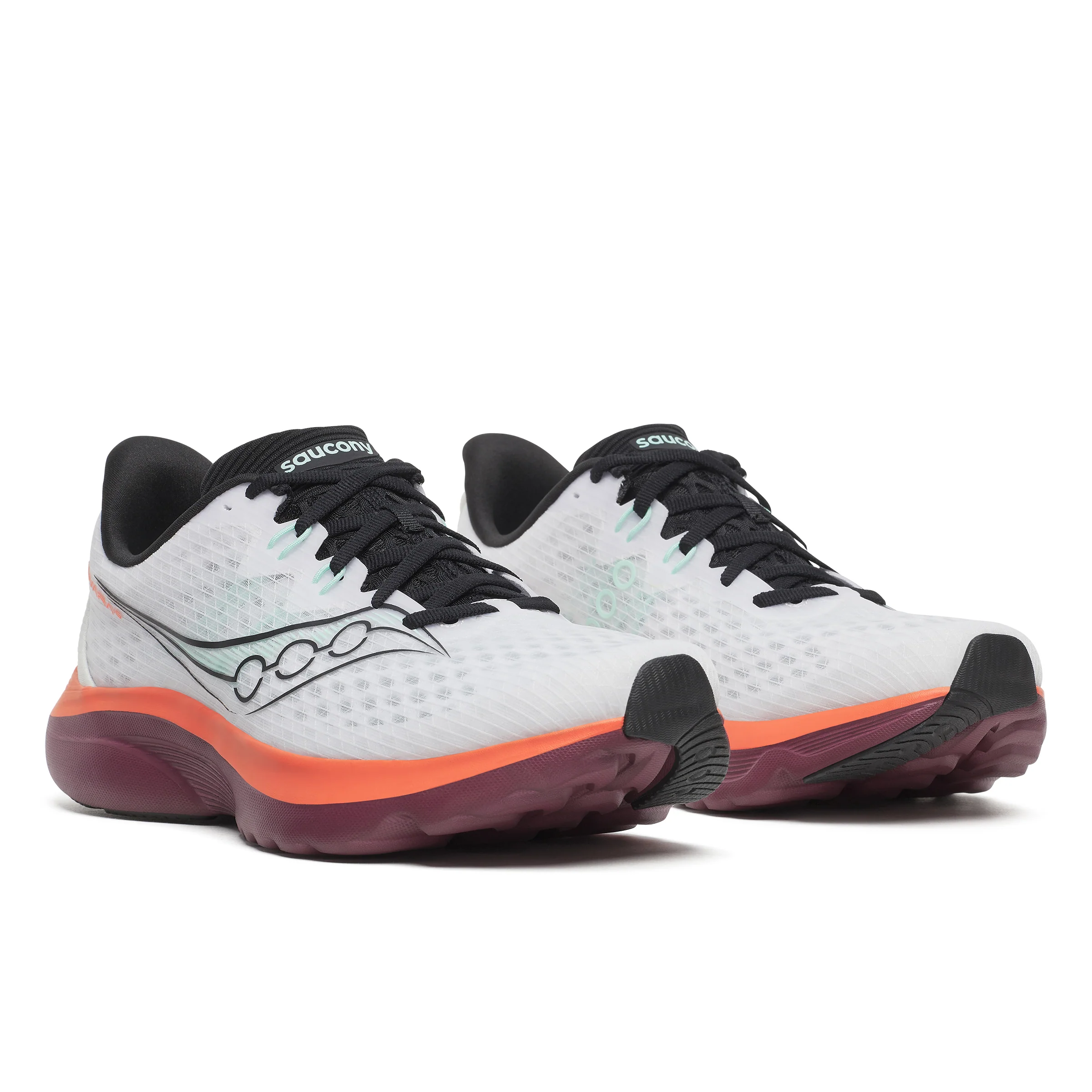 Saucony Kinvara 16, Laufschuh, Herren, White/Crimson - Image 3