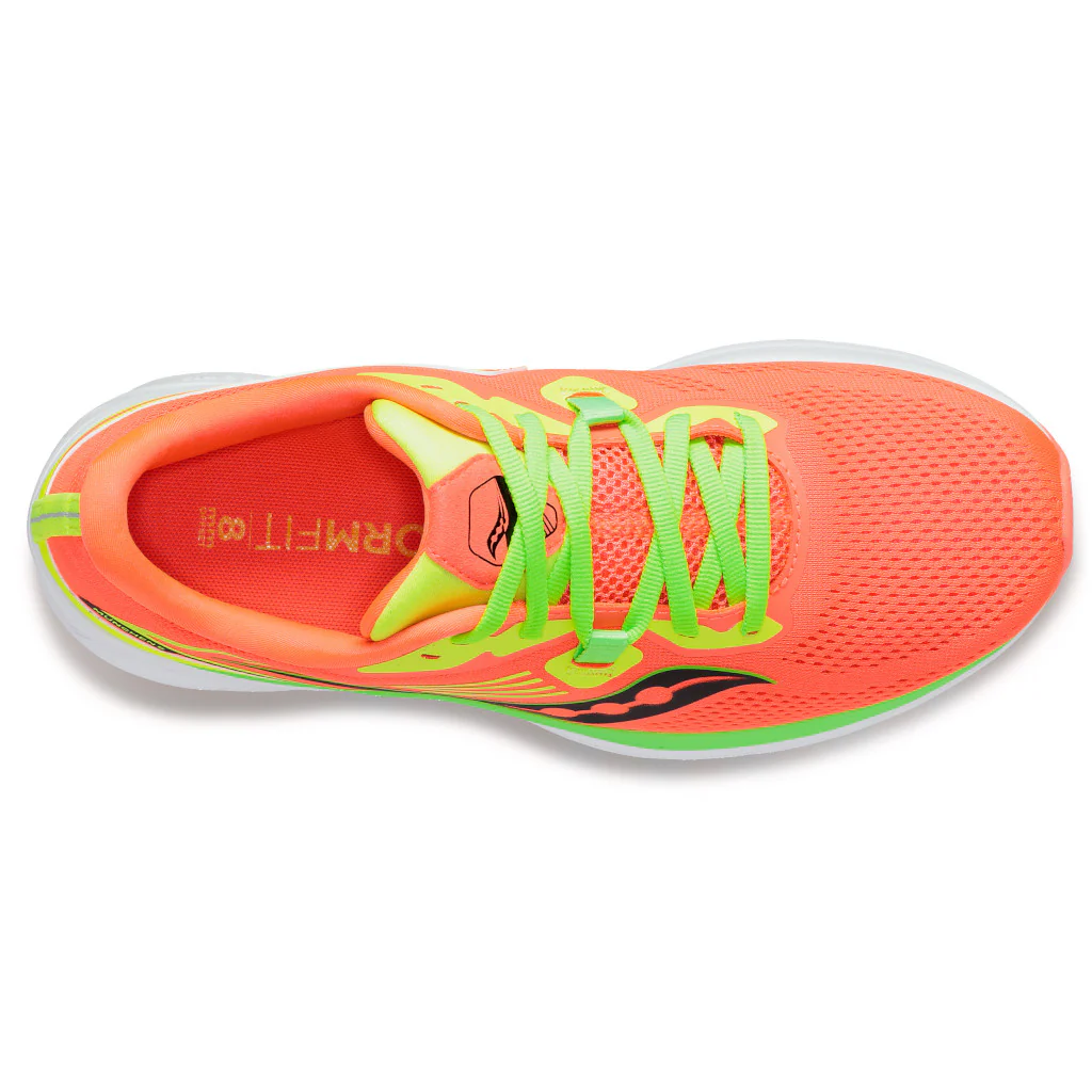 Saucony München 5, Damen, vizired/citron, orange/gelb/grün/weiß - Image 4