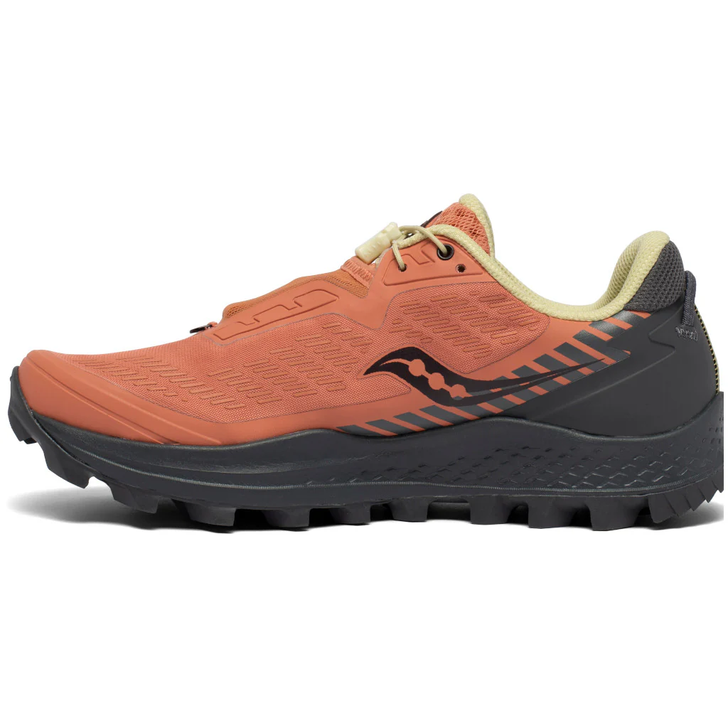 Saucony Peregrine 11 ST, Damen, rust/charcoal, schwarz/rostrot - Image 3