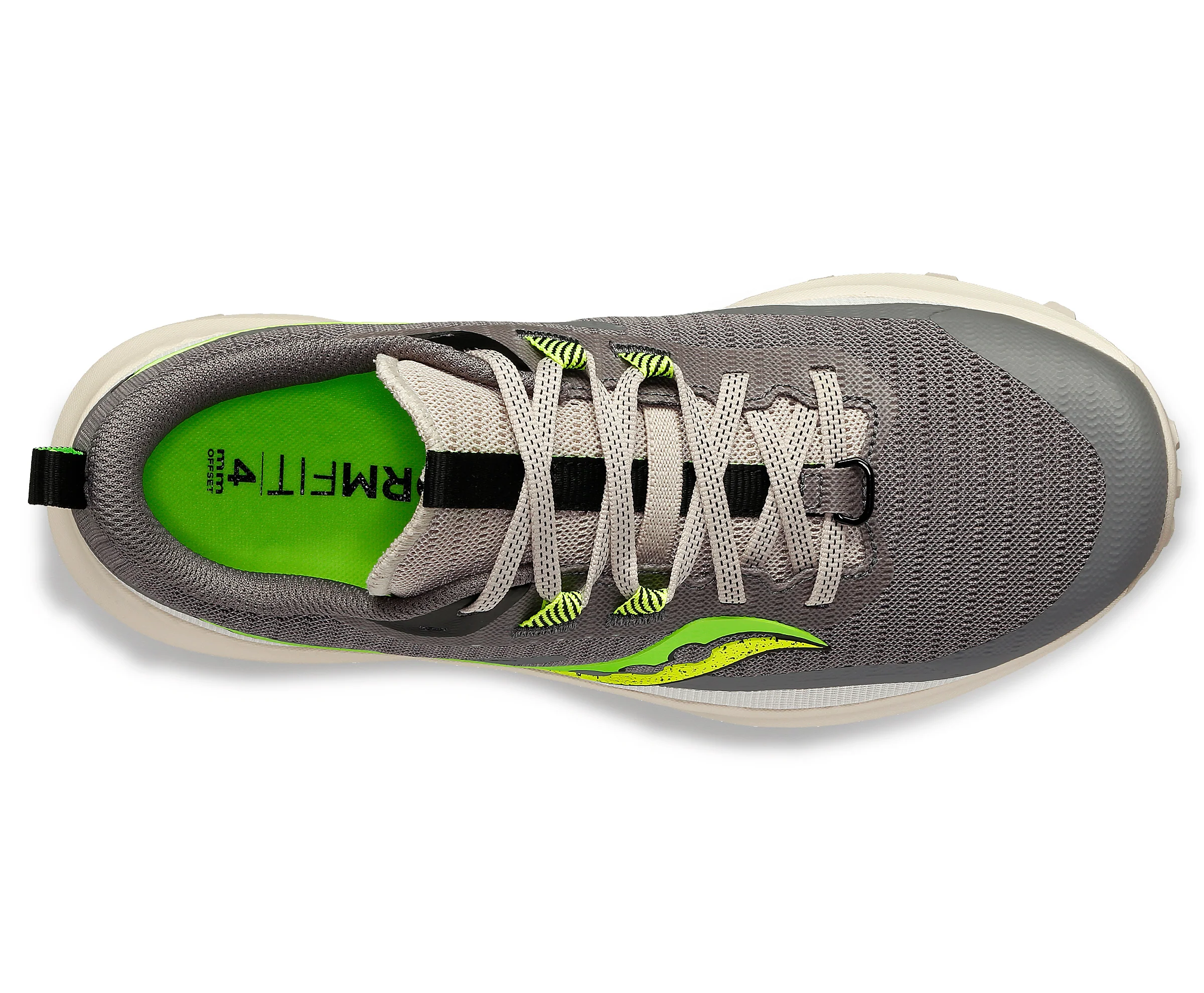 Saucony Peregrine 13, Damen, GRAVEL/SLIME - Image 3