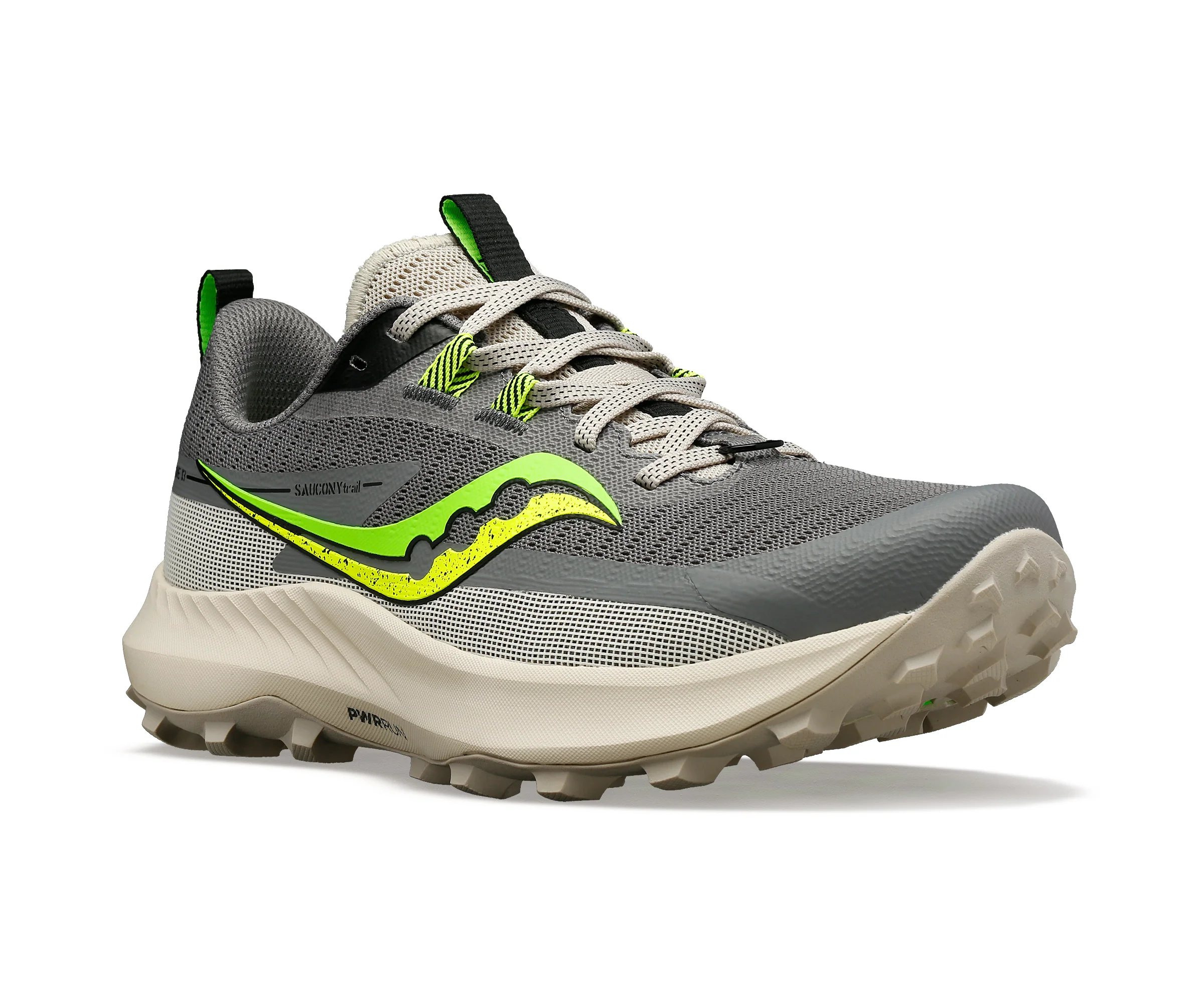Saucony Peregrine 13, Damen, GRAVEL/SLIME - Image 5