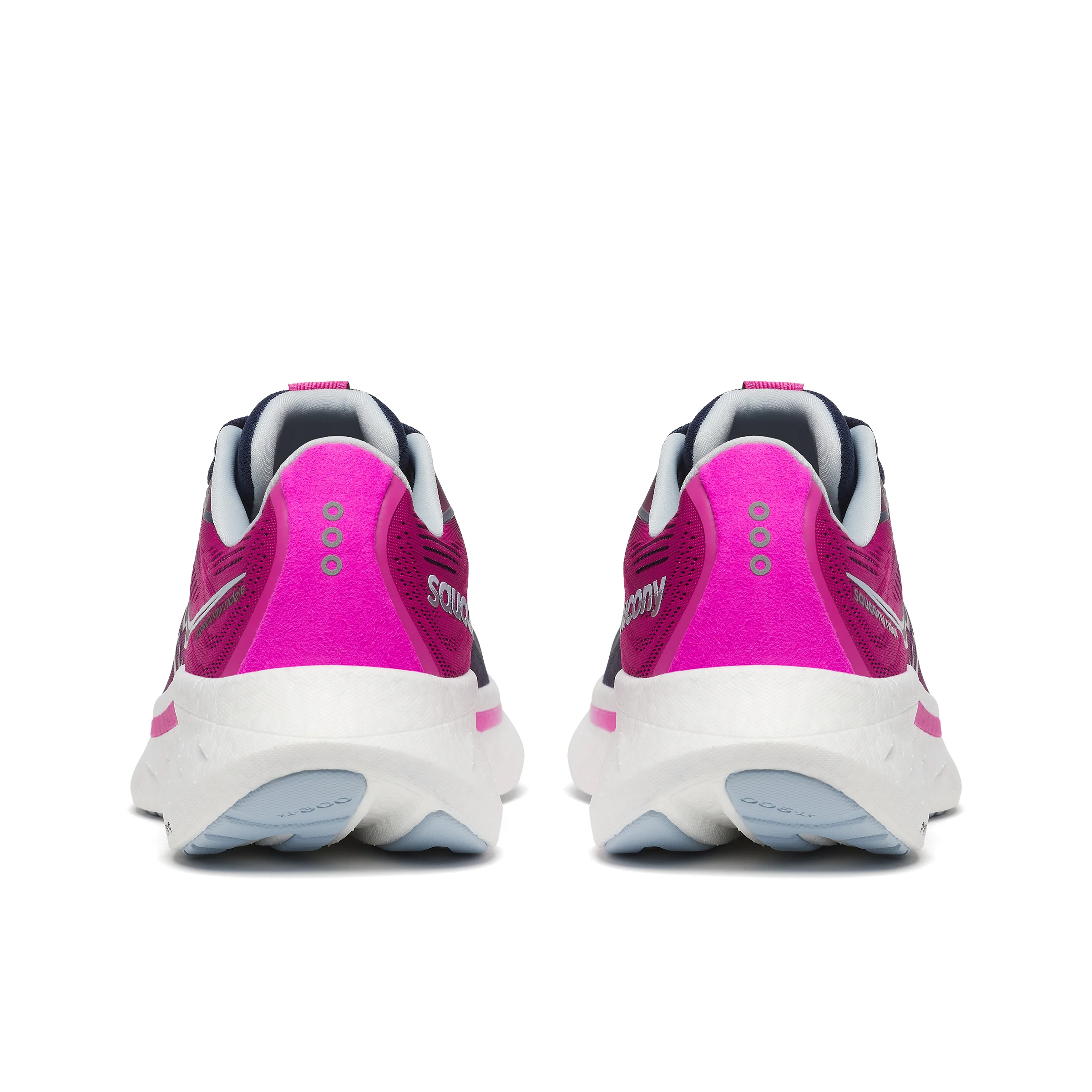 Saucony Ride 18, Laufschuh, Damen, NAVY/ FUCHSIA - Image 4