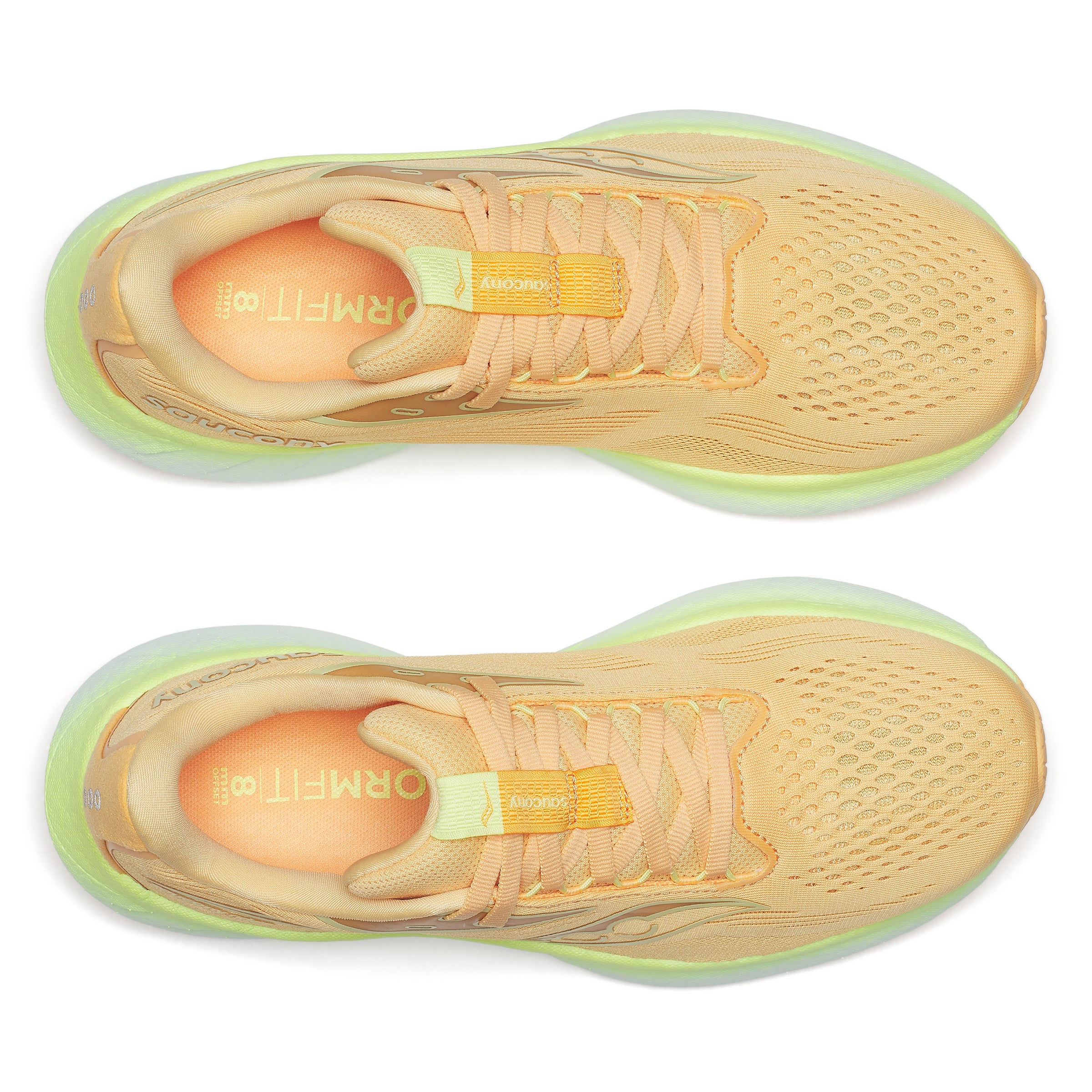 Saucony Ride 18, Laufschuh, Damen, PEACH/SUNNY - Image 5