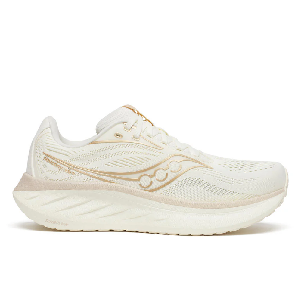 Saucony Ride 18, Laufschuh, Damen, VANILLA