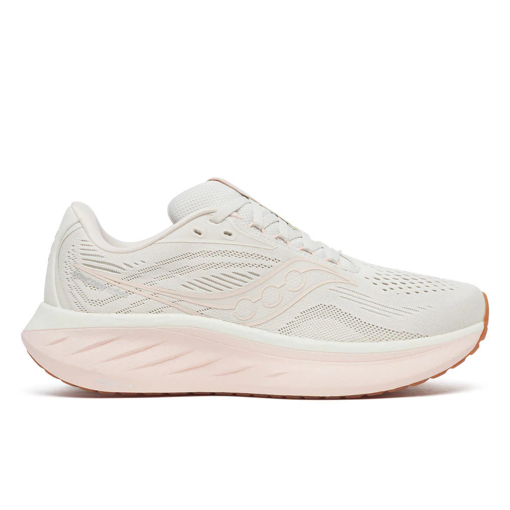 Saucony Ride 18, Laufschuh, Damen, quarz/peony