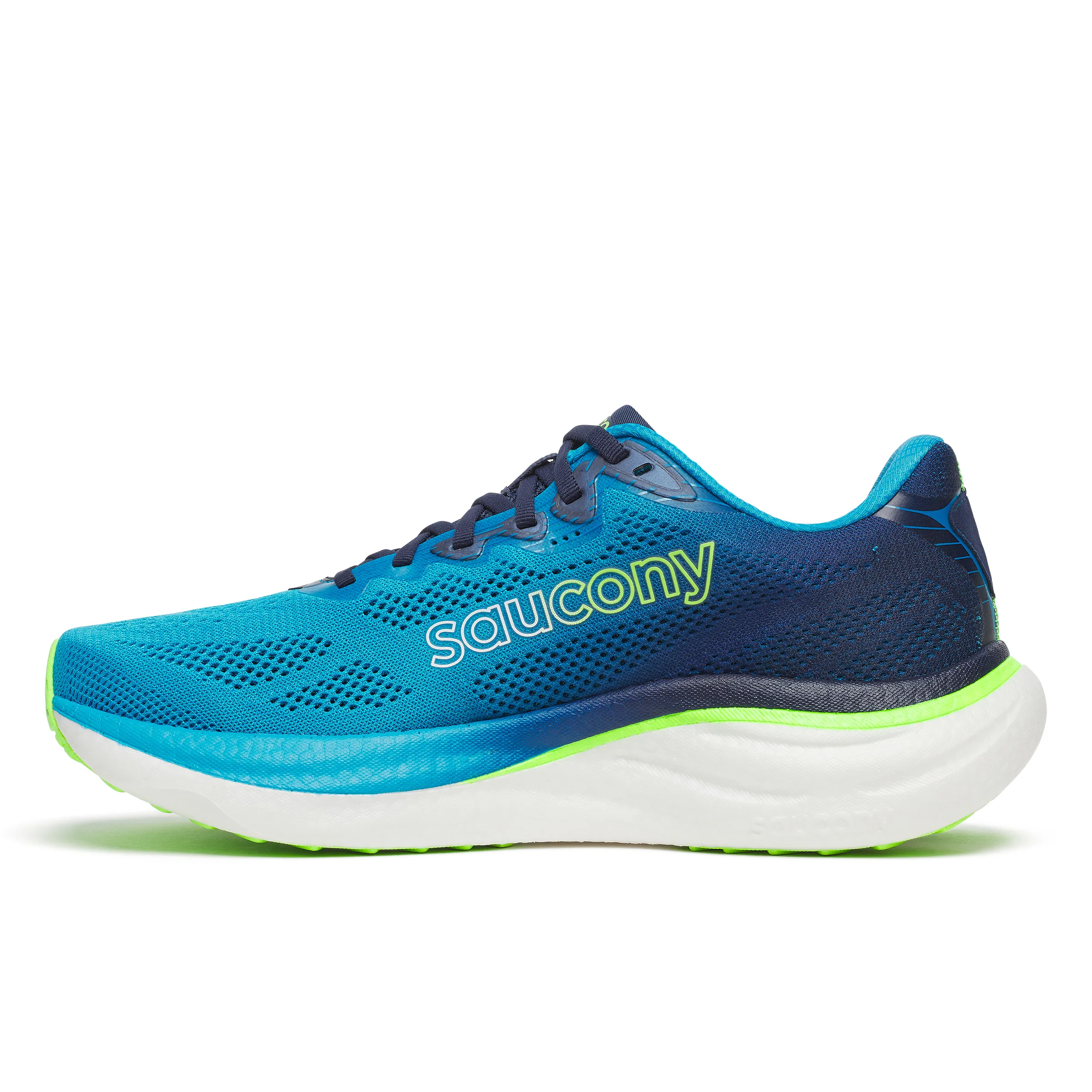 Saucony Ride 19, Laufschuh, Herren, Cobalt/Slime - Image 2