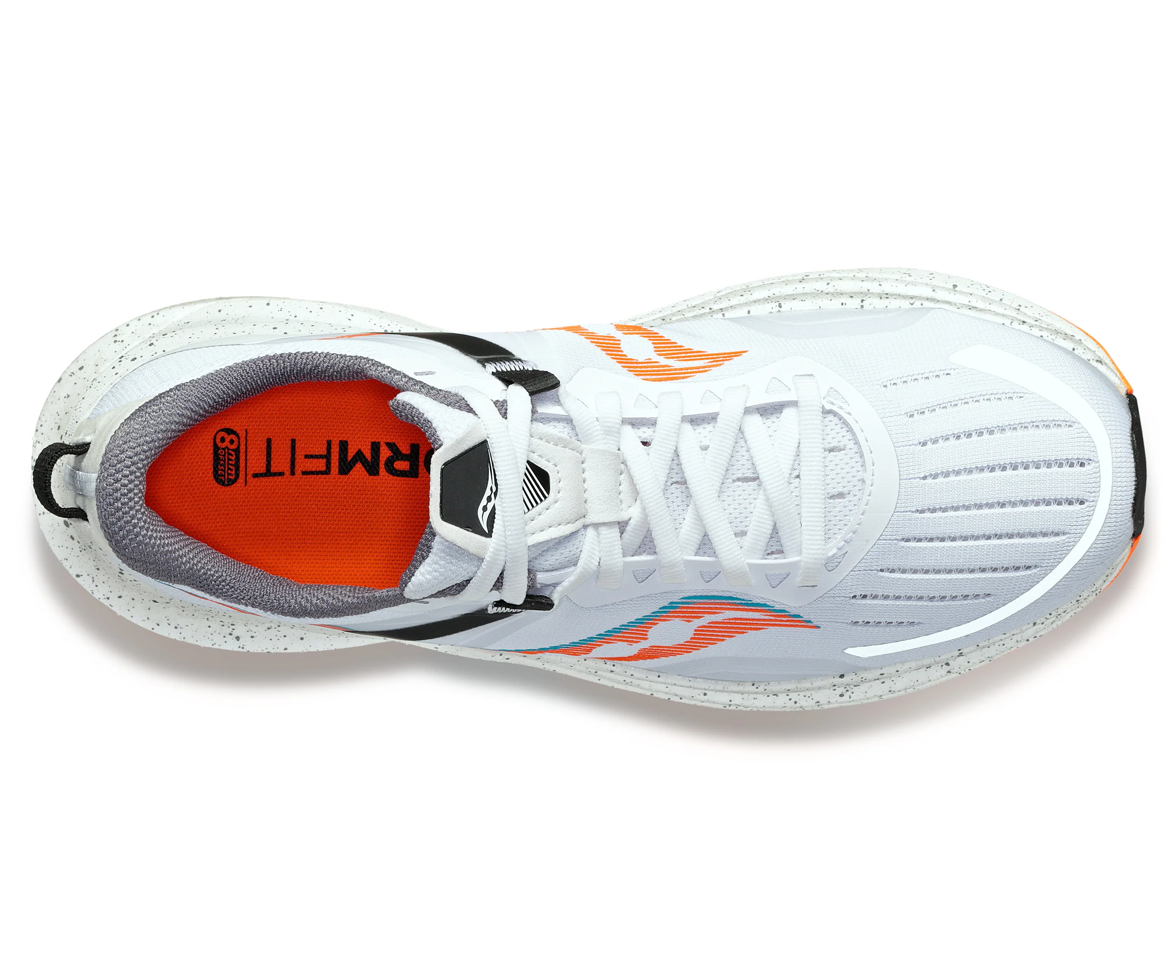 Saucony Tempus, Herren, white/viziorange, weiß/orange - Image 3