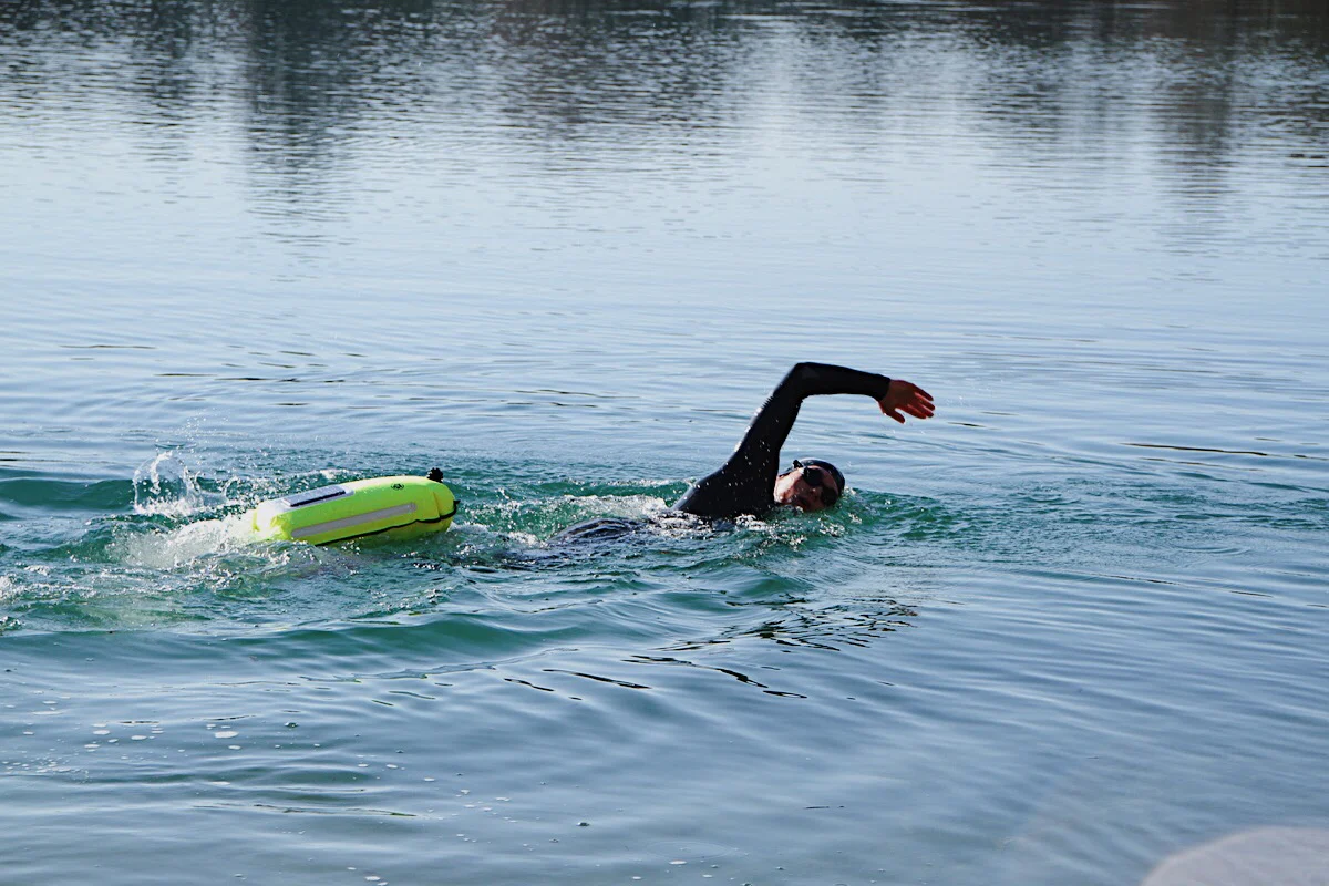 schwimm-sicher.de Swim & Safety Buoy, Ultimate, orange - Image 6