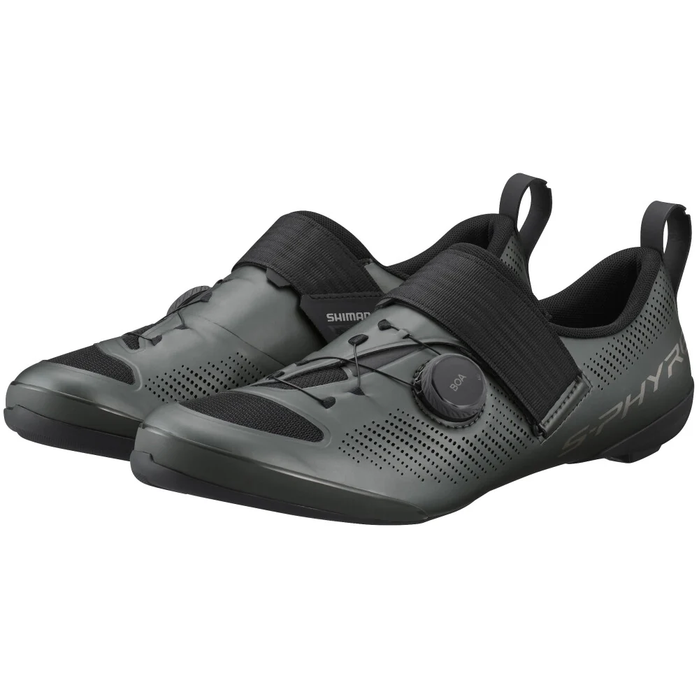 Shimano Fahrradschuh, Triathlon-/ Rennradschuh S-PHYRE TR903, unisex, Matte Gunmetal (grau) - Image 2