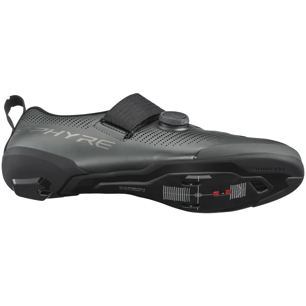 Shimano Fahrradschuh, Triathlon-/ Rennradschuh S-PHYRE TR903, unisex, Matte Gunmetal (grau) - Image 3