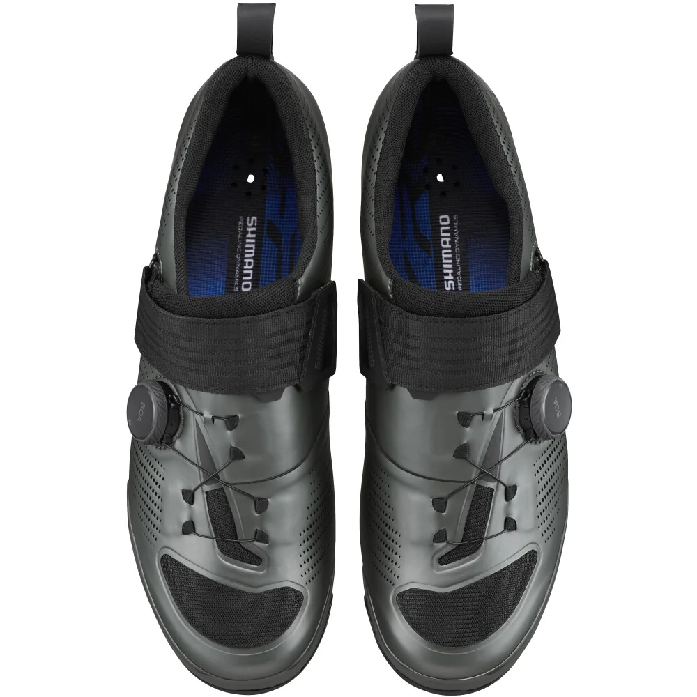 Shimano Fahrradschuh, Triathlon-/ Rennradschuh S-PHYRE TR903, unisex, Matte Gunmetal (grau) - Image 4