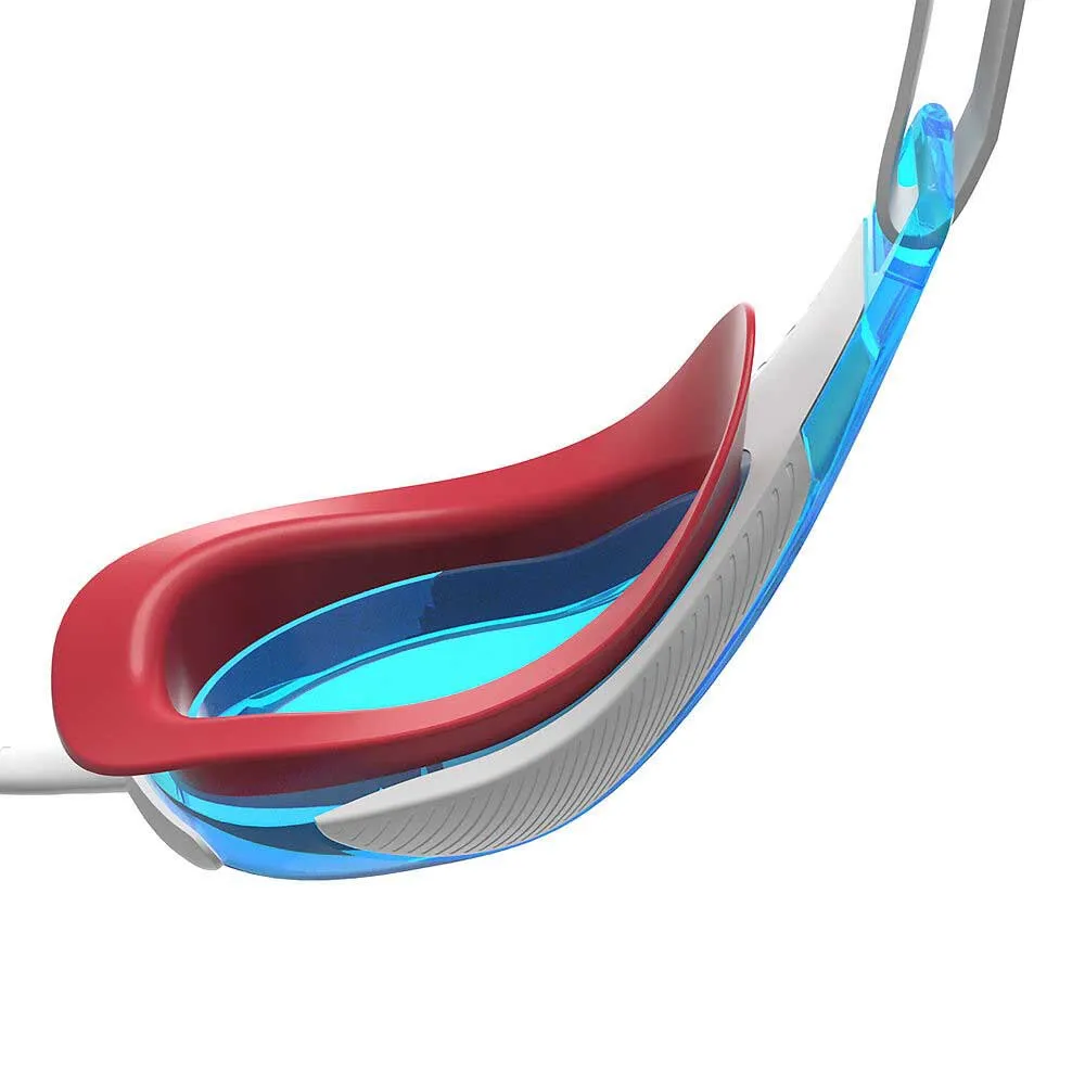 Speedo Fastskin Hyper Elite Mirror, Schwimmbrille, Blue/White/Red - Image 4