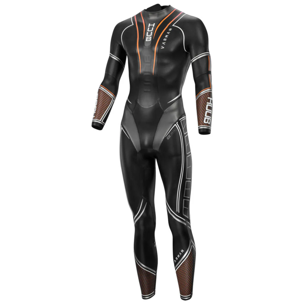 Tester Huub Varman 3:5, Neoprenanzug, Herren, 2021, schwarz/grau/orange - Image 3