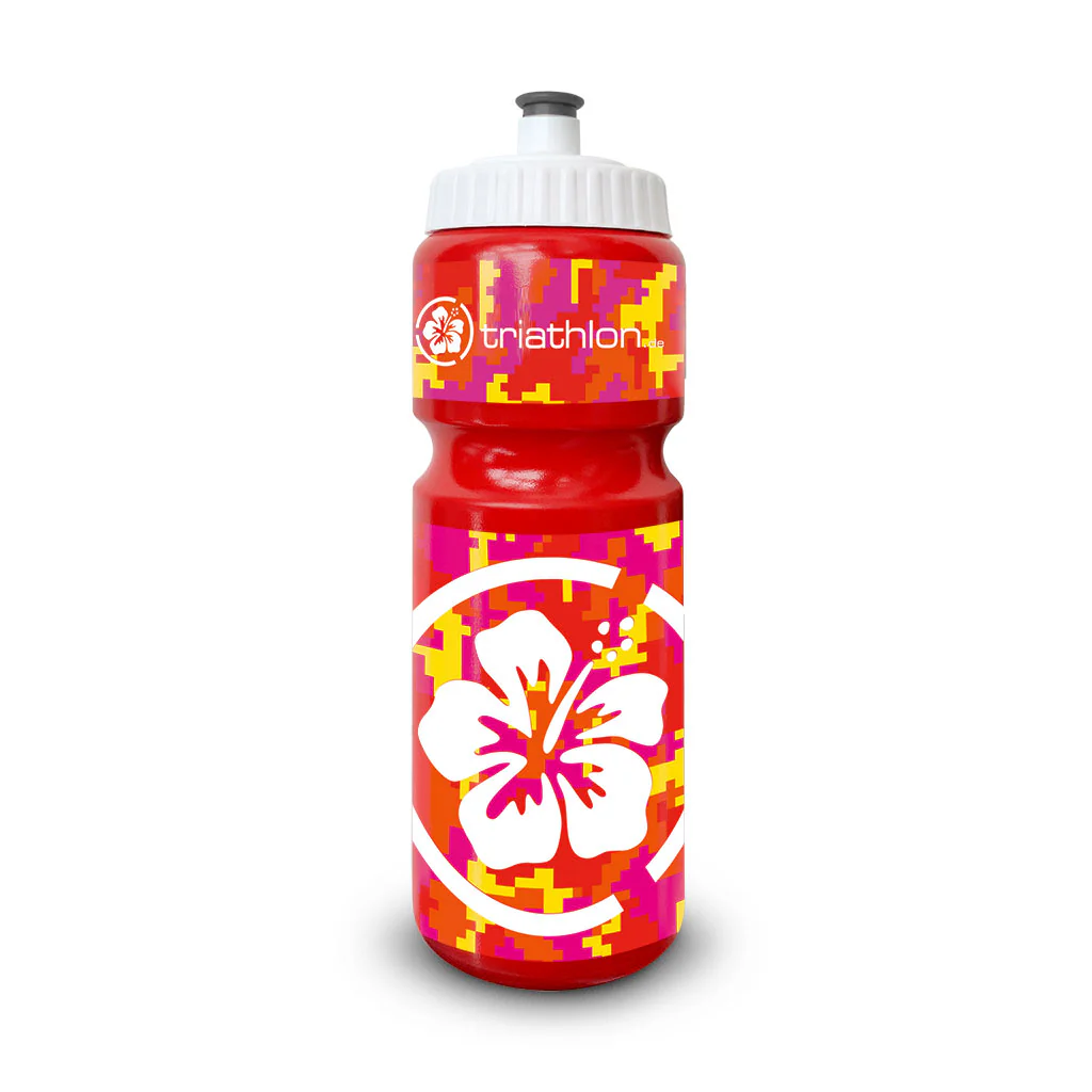 triathlon.de Fahrrad-Trinkflasche, camo, 750 ml "I'm green"