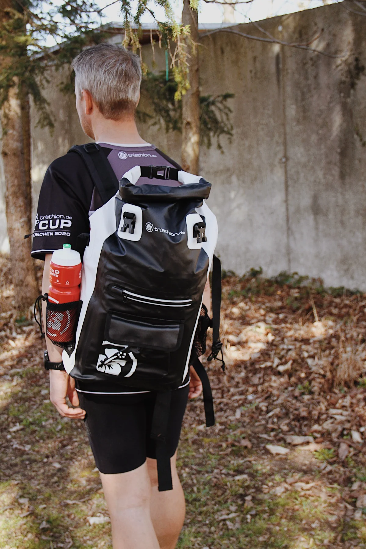 triathlon.de Waterproof Backpack, schwarz - Image 2