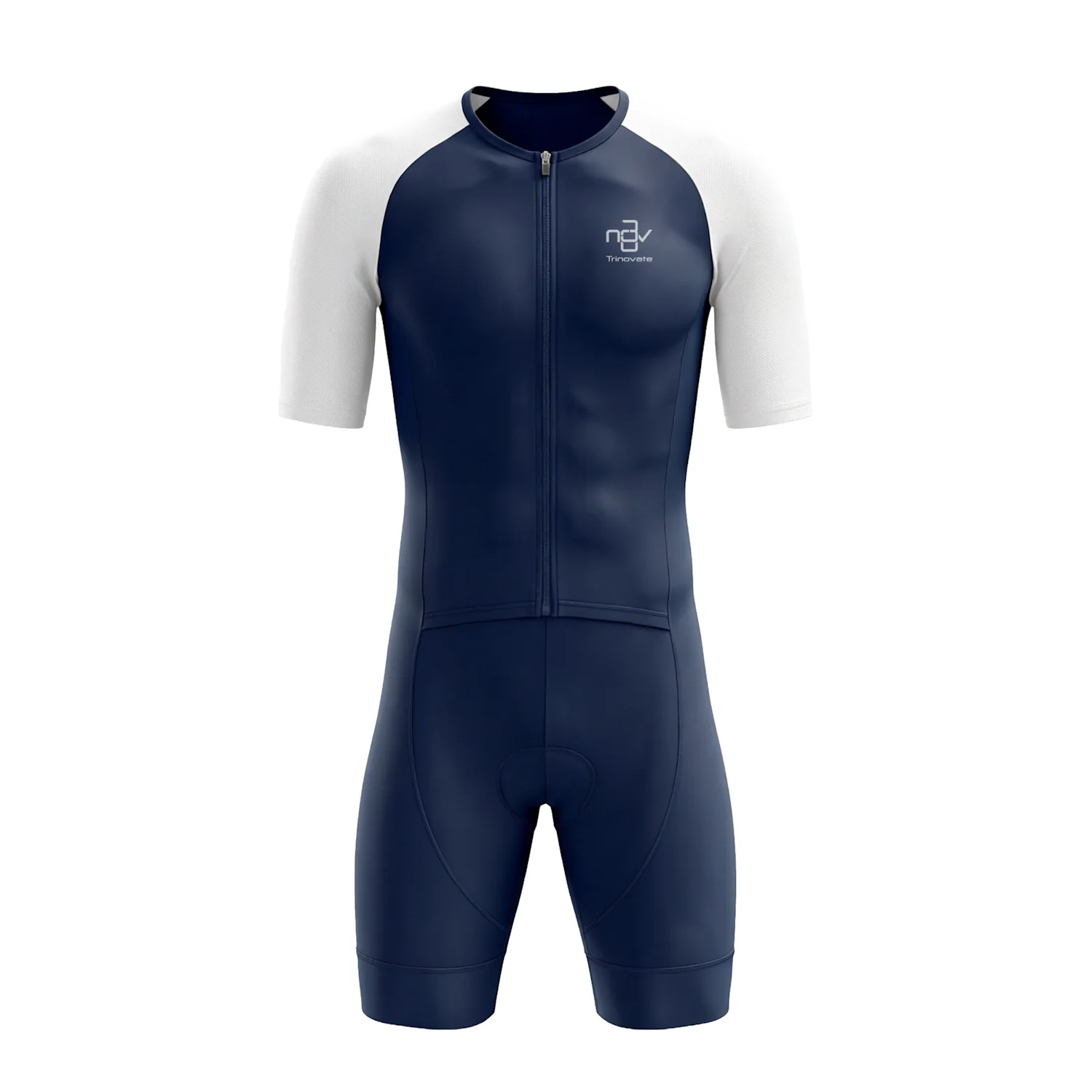 Trinovate Elite Aero Trisuit Sleeved, Herren, Core Blue
