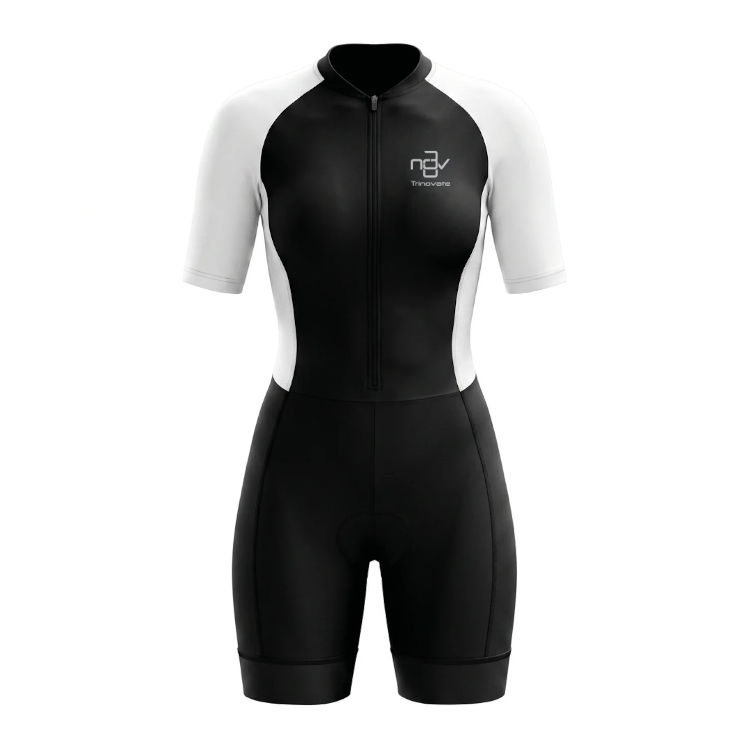 Trinovate Essential Aero Trisuit Sleeved, Damen, Midnight Black