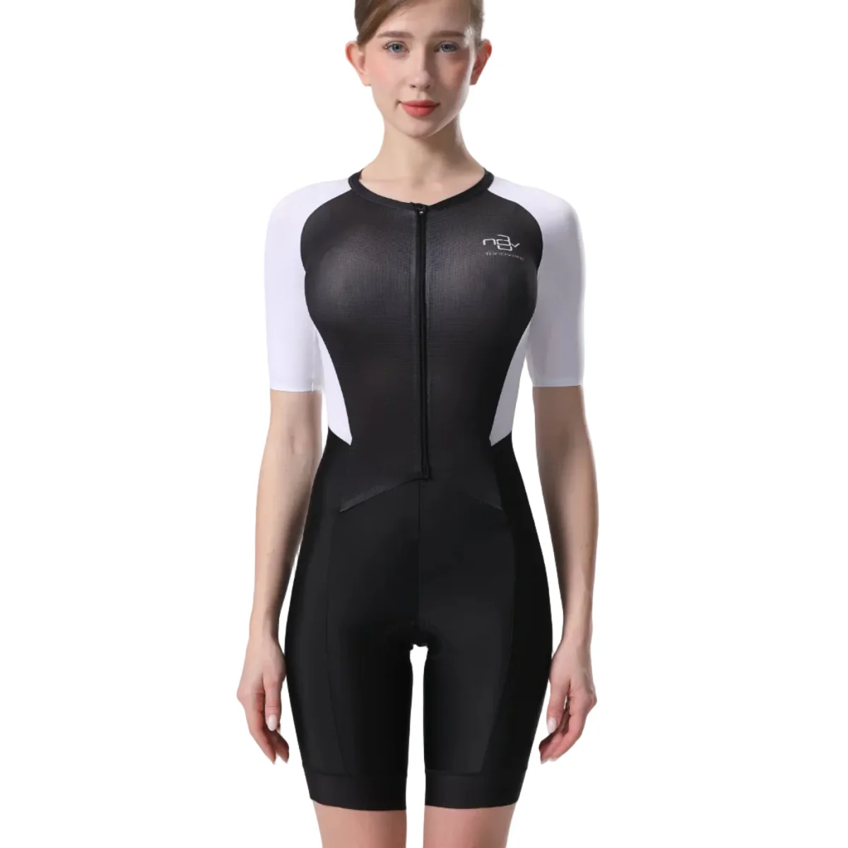 Trinovate Essential Aero Trisuit Sleeved, Damen, Midnight Black - Image 3