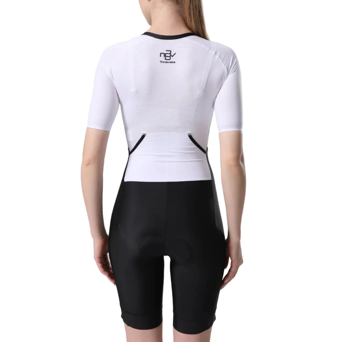 Trinovate Essential Aero Trisuit Sleeved, Damen, Midnight Black - Image 5
