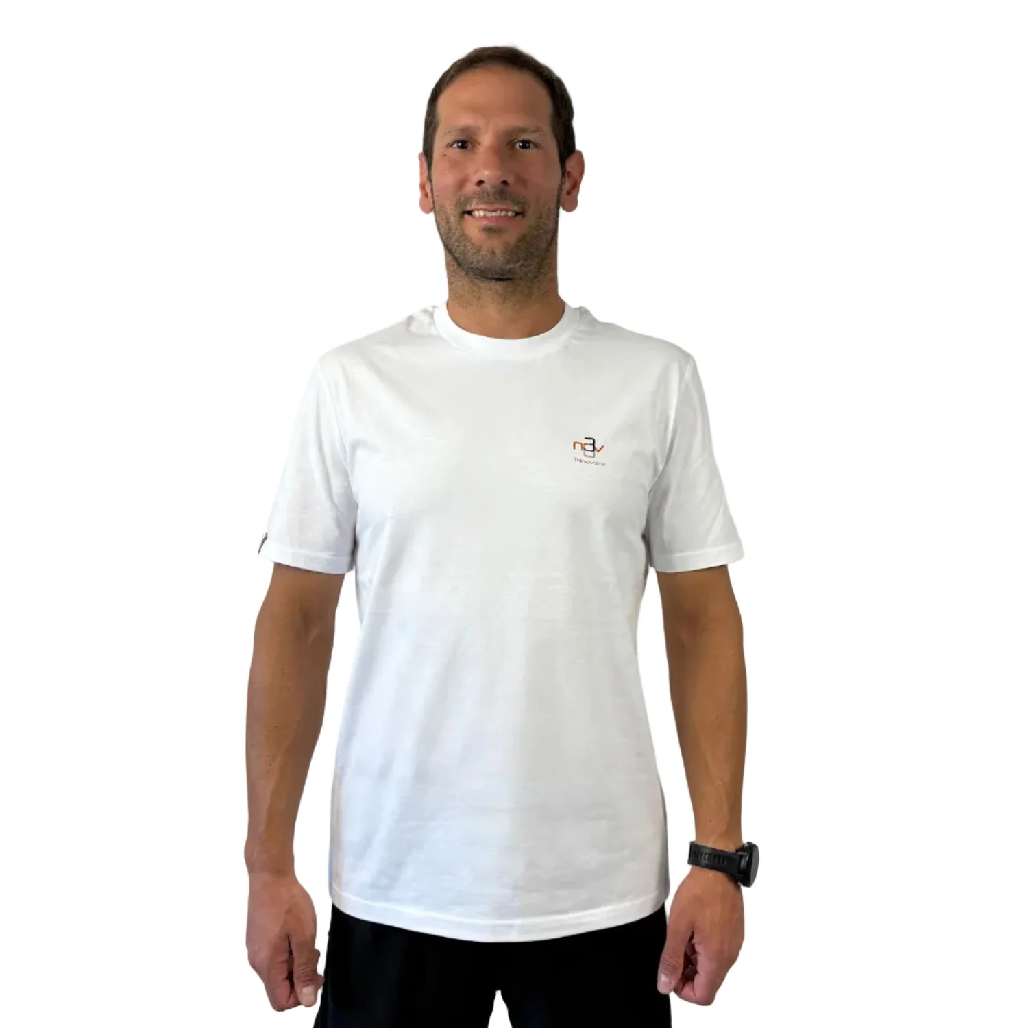 Trinovate Essential T-Shirt, Herren, Arctic White - Image 3