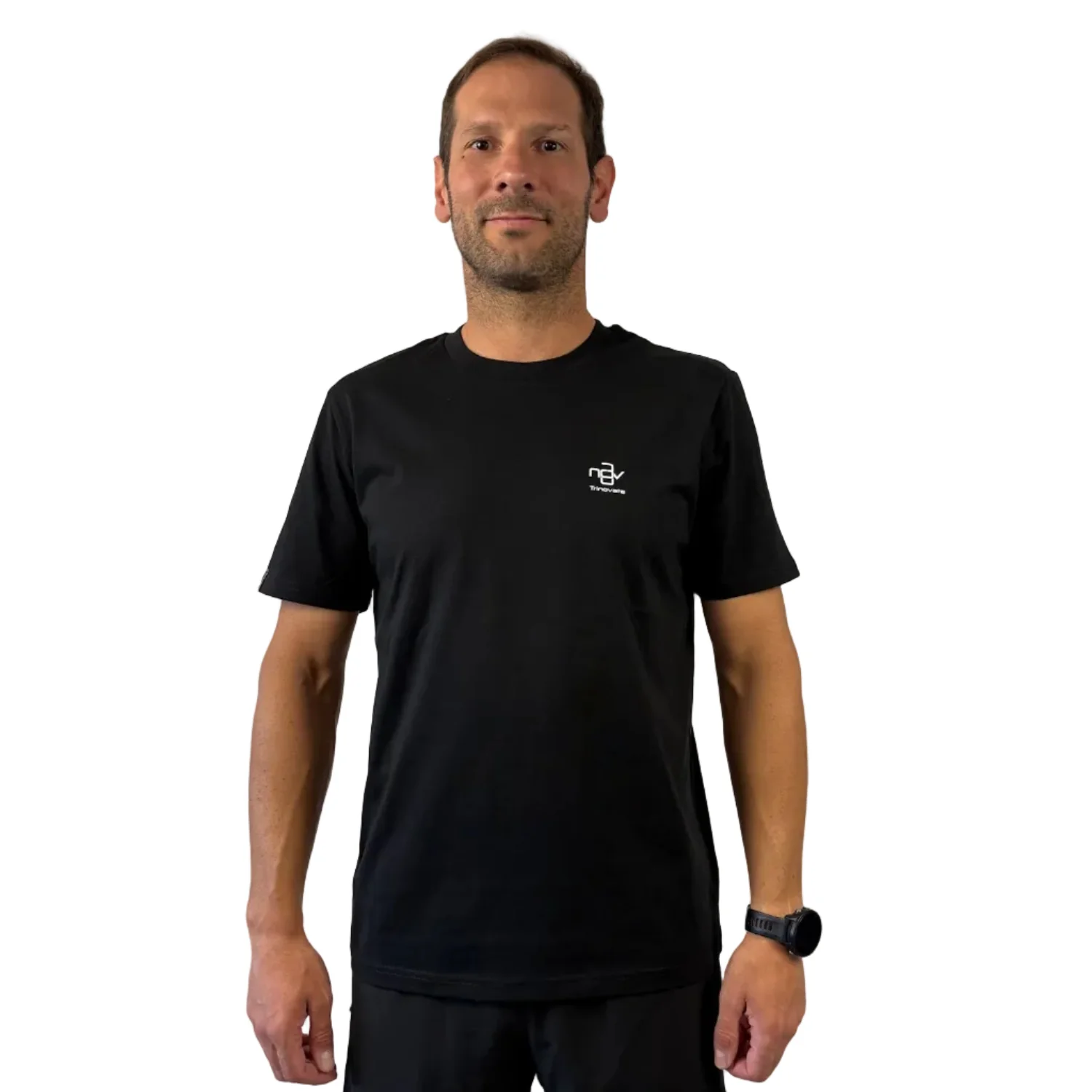 Trinovate Essential T-Shirt, Herren, Midnight Black - Image 3