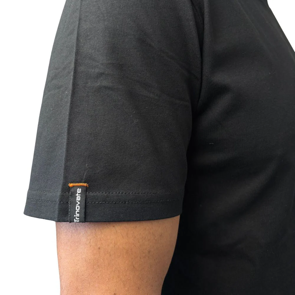 Trinovate Essential T-Shirt, Herren, Midnight Black - Image 4