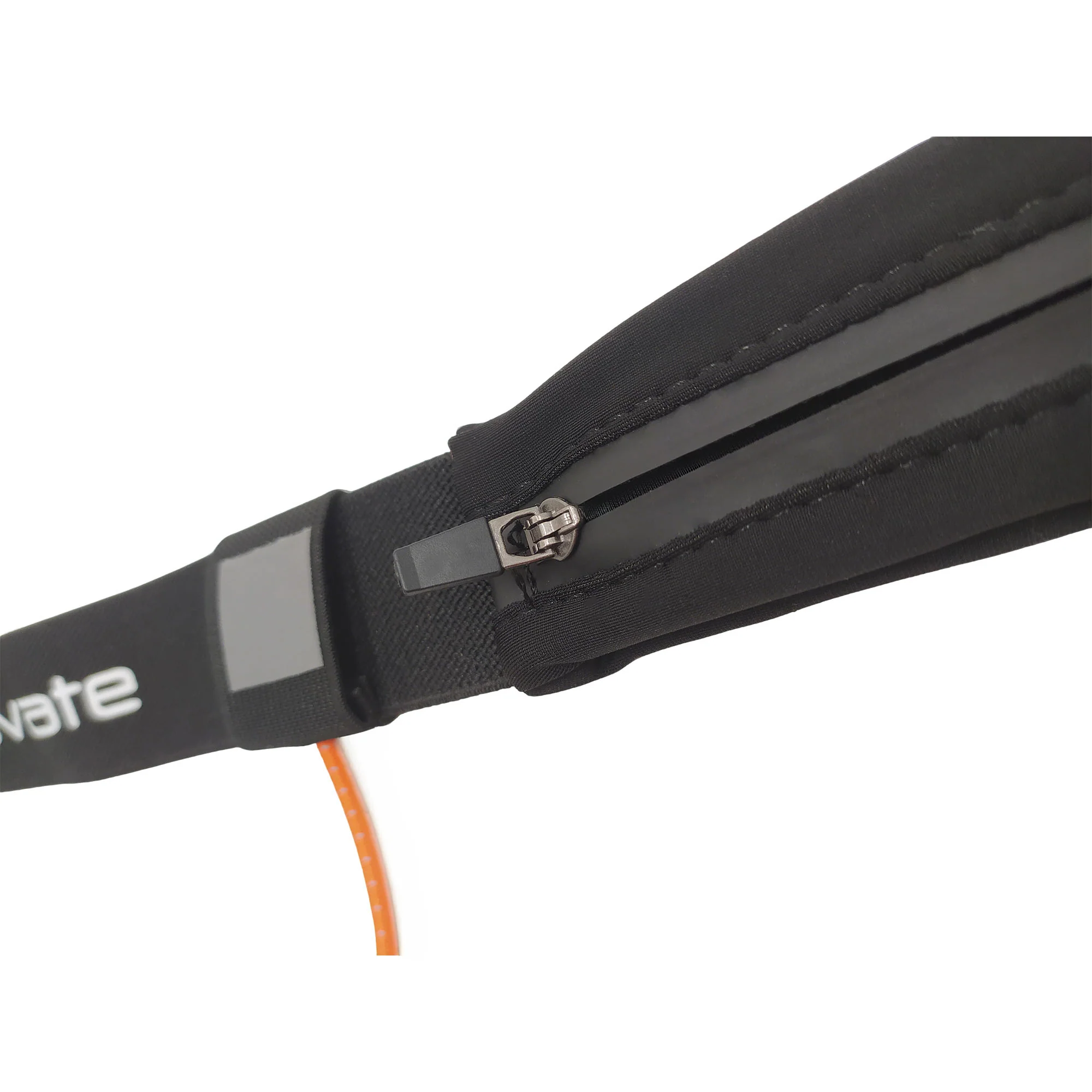 Trinovate Race Belt with Lycra Pocket Ultra Edition, Startnummernband mit Tasche, Midnight Black - Image 4