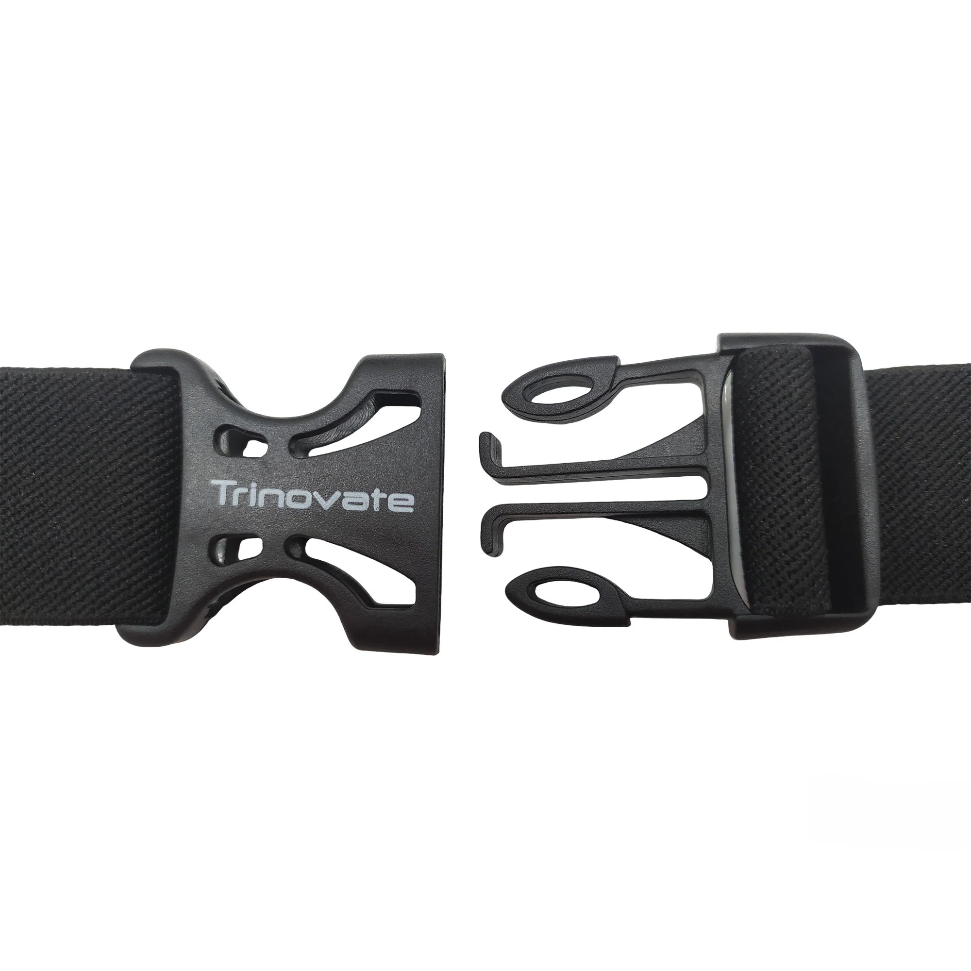 Trinovate Race Belt with Lycra Pocket Ultra Edition, Startnummernband mit Tasche, Midnight Black - Image 6