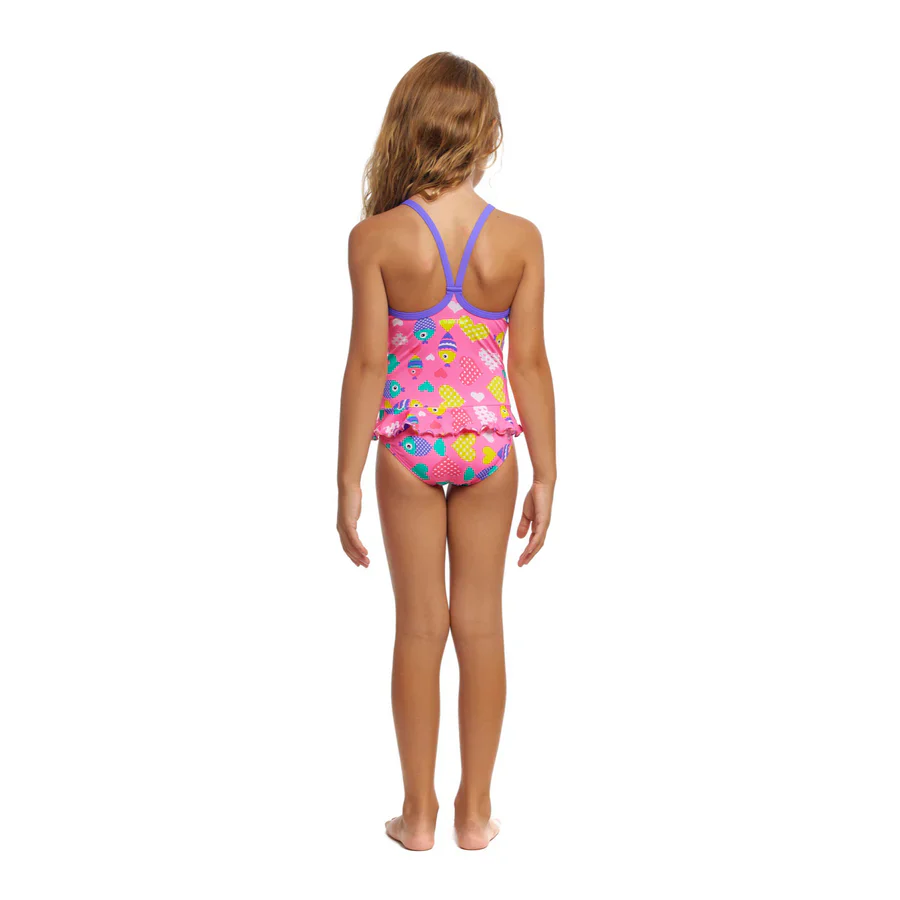 Way Funky Funkita, Belted Frill One Piece Lolly Fish, Badeanzug, Kinder - Image 2