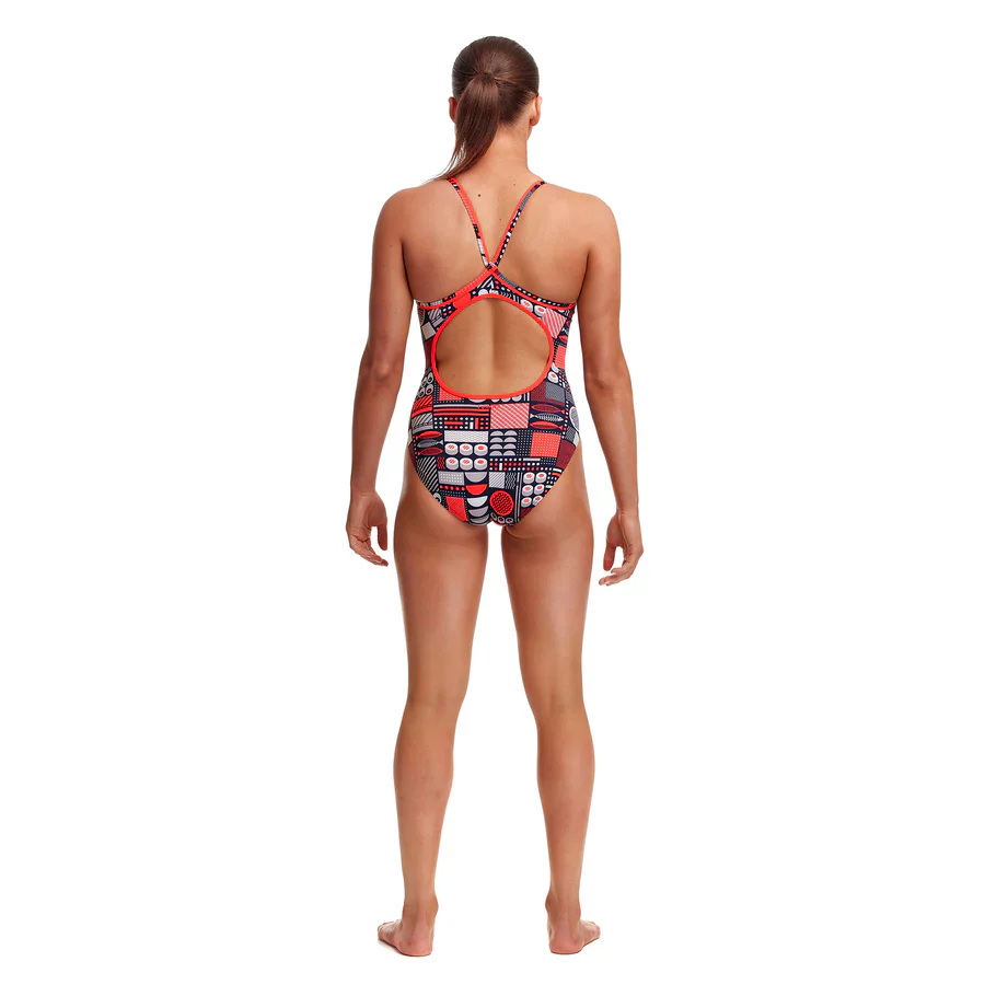 Way Funky Funkita Diamond Back One Piece Bento Box, Badeanzug, Damen - Image 3