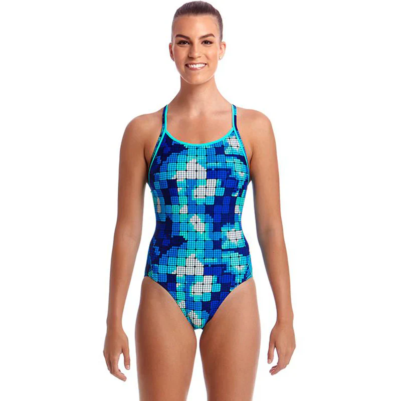 Way Funky Funkita Diamond Back One Piece Deep Impact, Badeanzug, Damen - Image 2