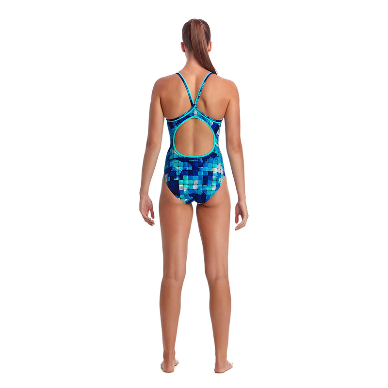 Way Funky Funkita Diamond Back One Piece Deep Impact, Badeanzug, Damen - Image 3