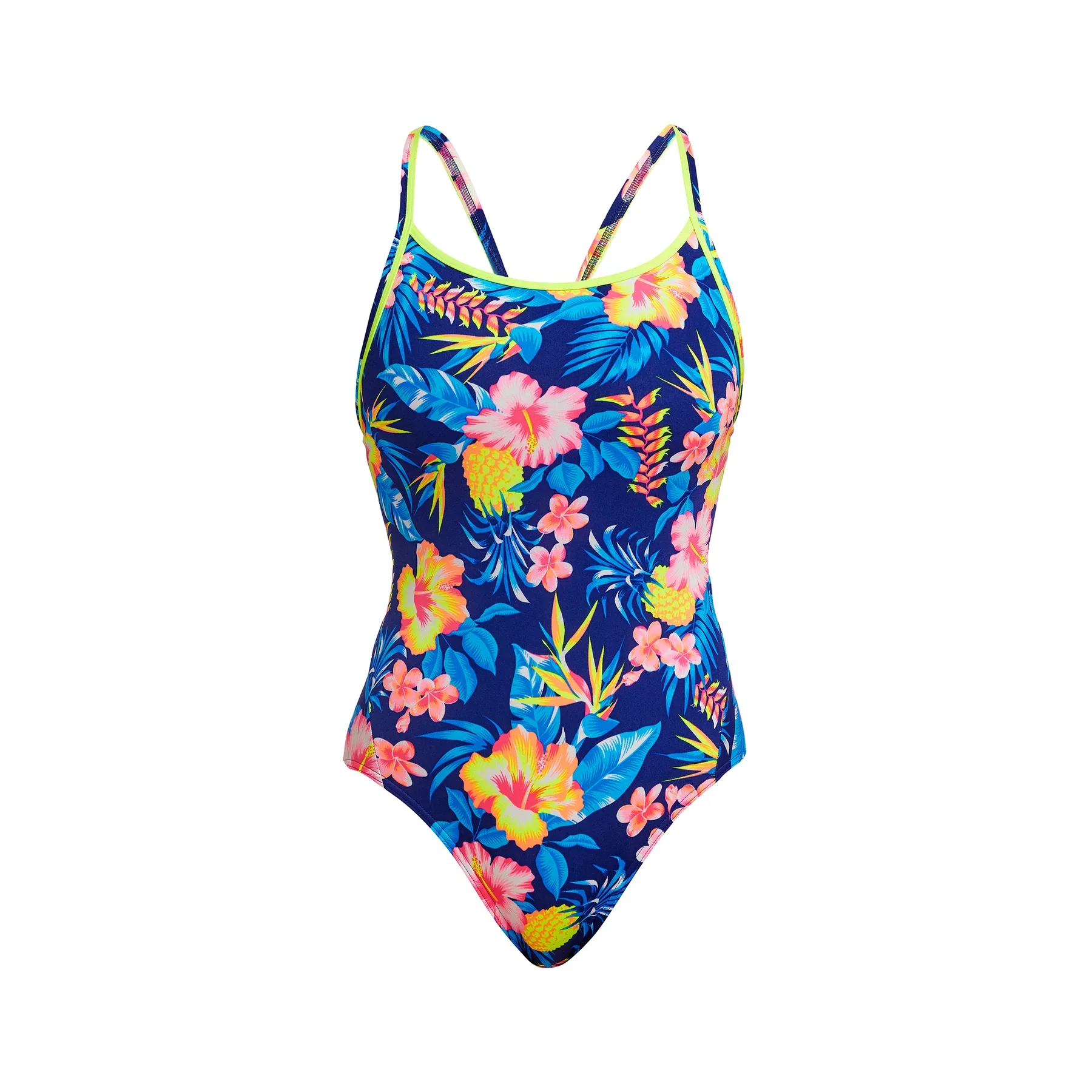 Way Funky Funkita Diamond Back One Piece In Bloom Badeanzug, Damen