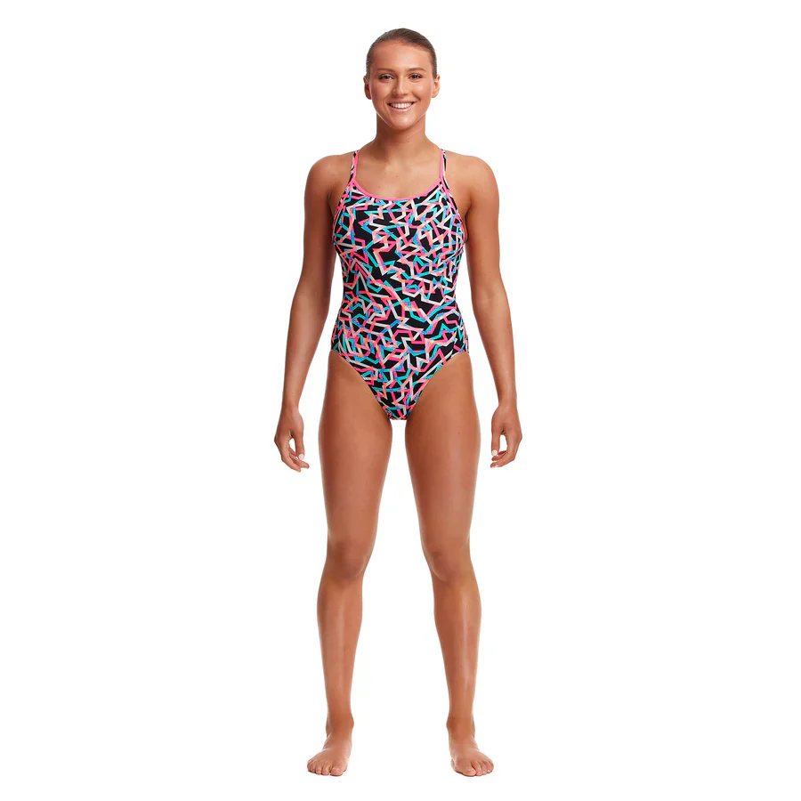 Way Funky Funkita Diamond Back One Piece Live Streamer, Badeanzug, Damen - Image 2