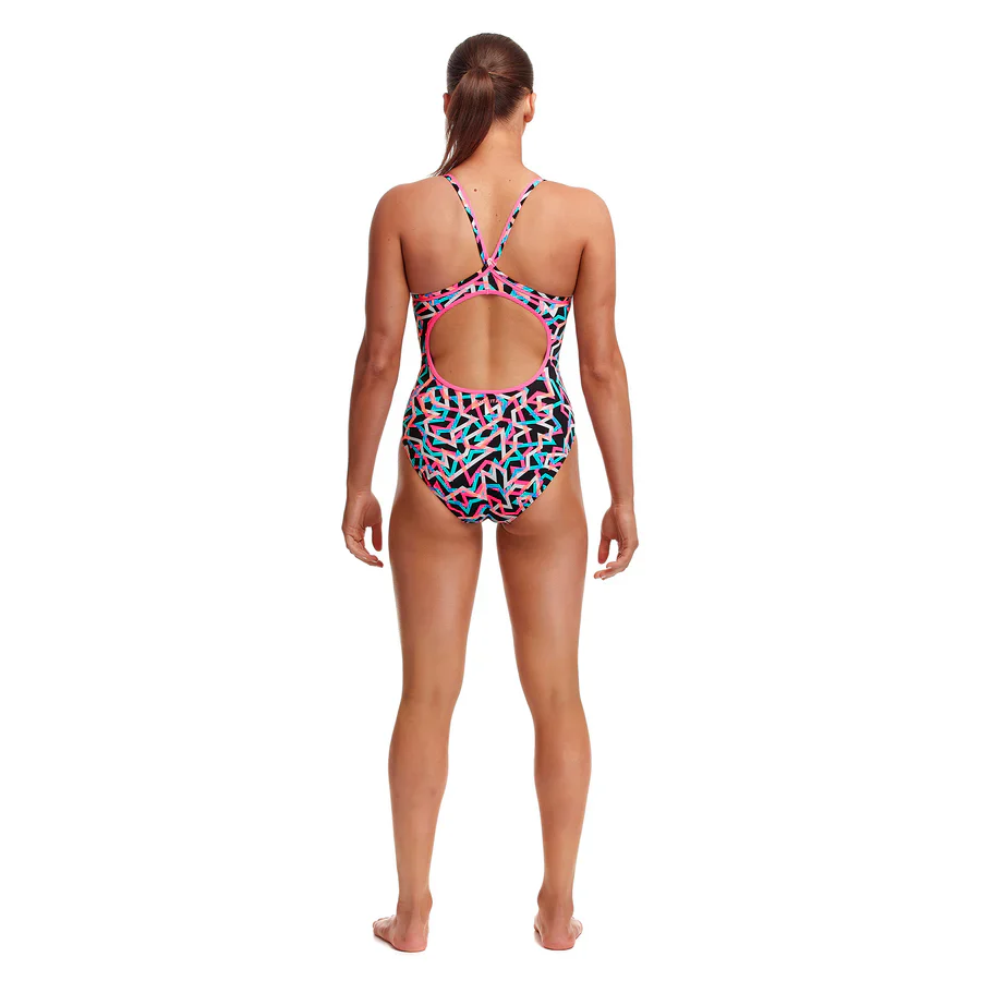 Way Funky Funkita Diamond Back One Piece Live Streamer, Badeanzug, Damen - Image 3