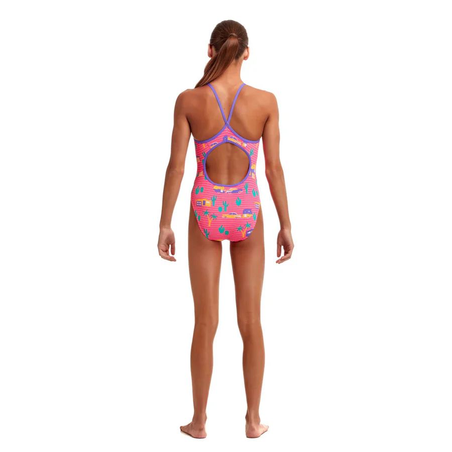 Way Funky Funkita Diamond Back One Piece Pinky Palm, Badeanzug, Kinder - Image 2