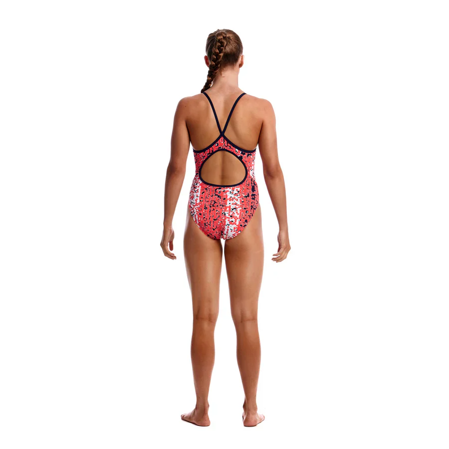 Way Funky Funkita, Diamond Back One Piece Sea Snake, Badeanzug, Kinder - Image 2