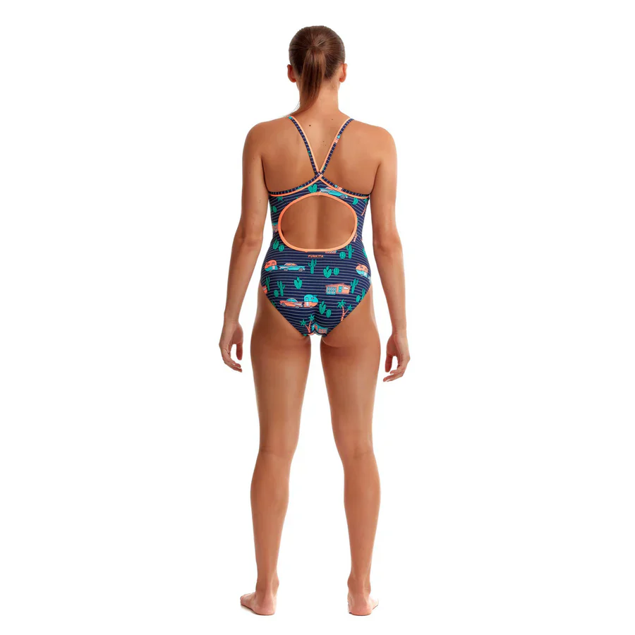 Way Funky Funkita Diamond Back One Piece Trailer Trash, Badeanzug, Damen - Image 3
