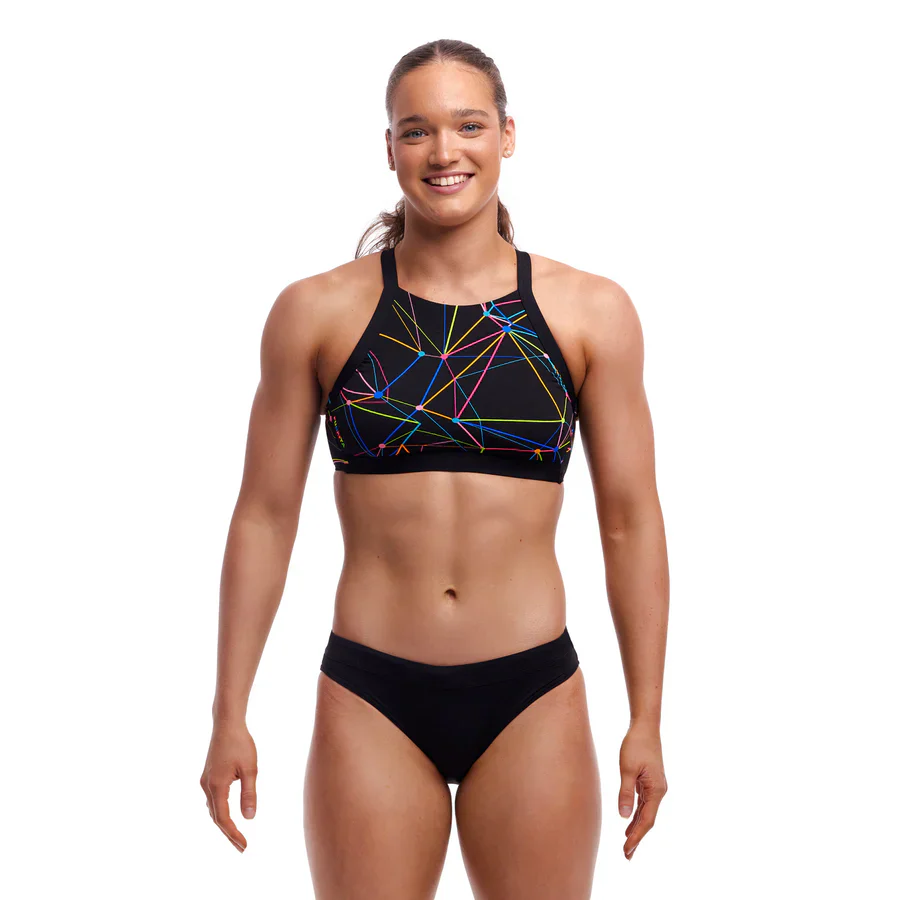 Way Funky Funkita, Eco Hi Light Swim Top Star Sign, Bikinioberteil, Damen - Image 2
