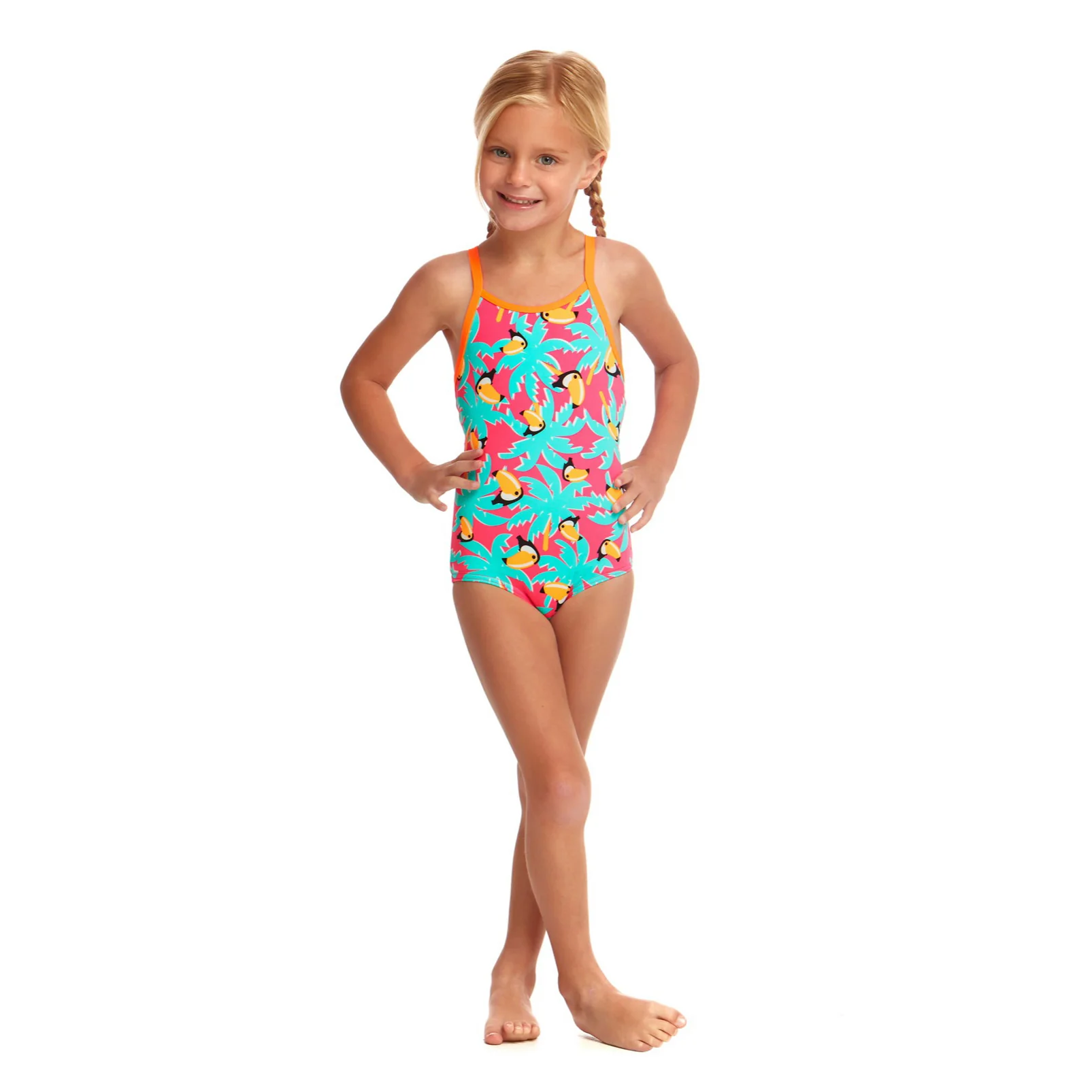 Way Funky Funkita, Eco One Piece Toucan Tango, Badeanzug, Kinder - Image 2