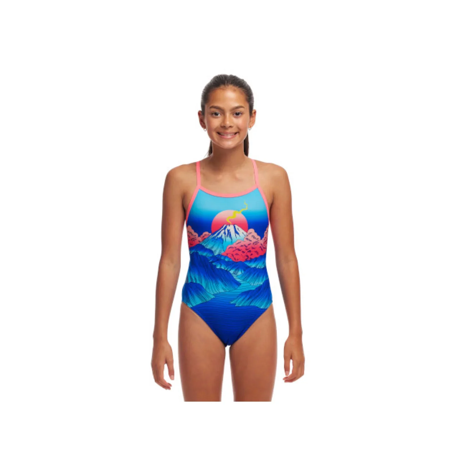 Way Funky Funkita, Eco Single Strap One Piece Smokin Hot, Badeanzug, Kinder - Image 2