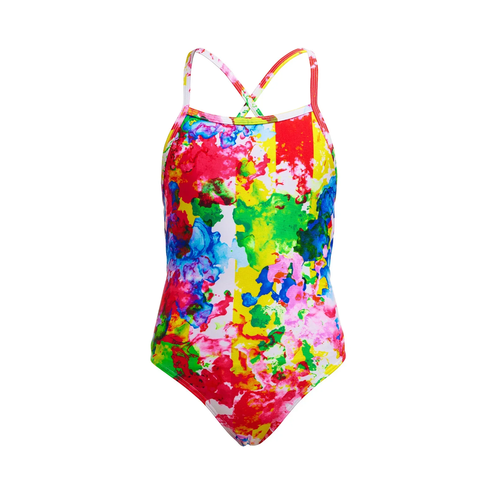 Way Funky Funkita, Eco Strapped In One Piece Ink Jet, Badeanzug, Kinder