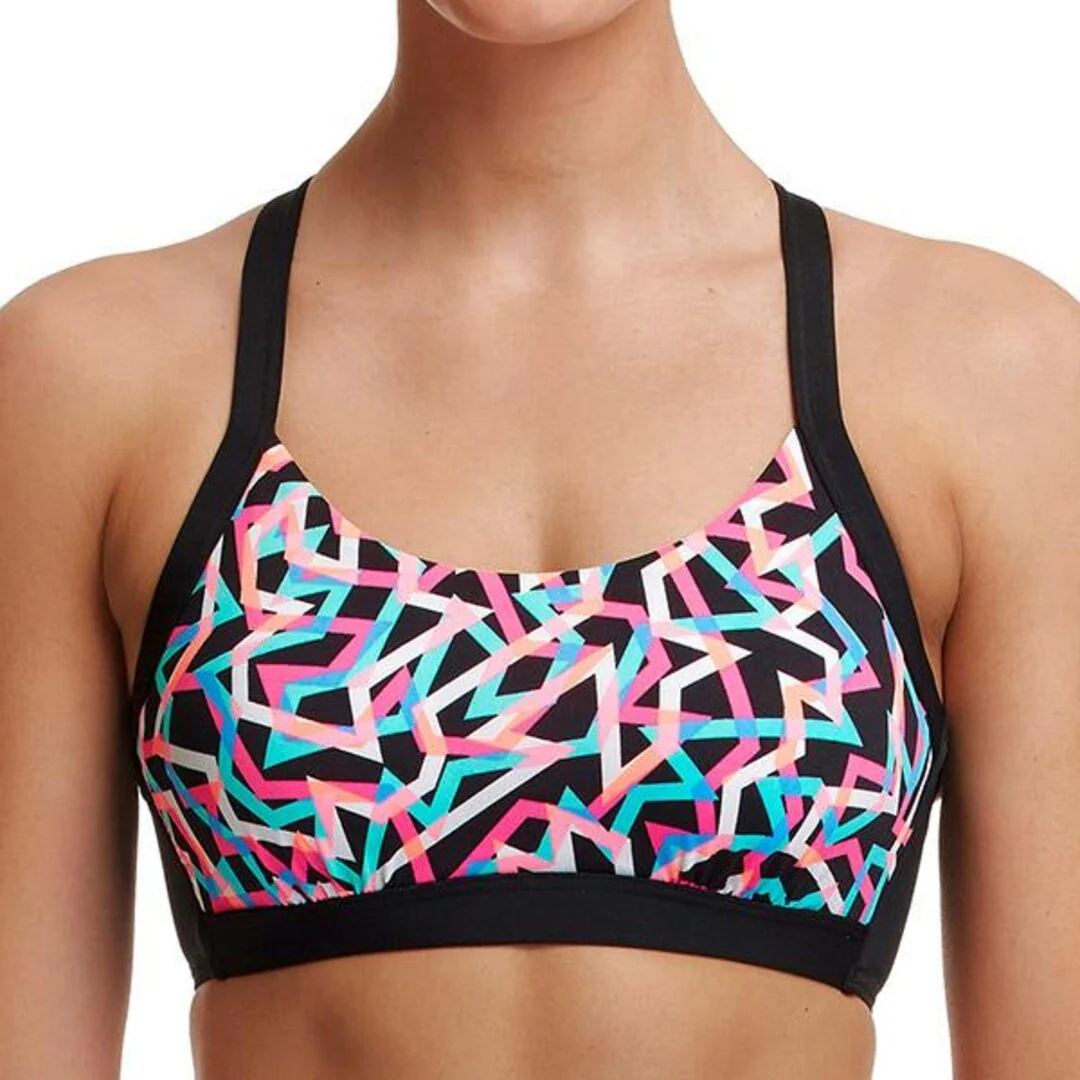 Way Funky Funkita, Hold Steady Crop Top Live Streamer, Bikinioberteil, Damen