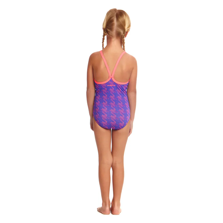 Way Funky Funkita, Printed One Piece Tetris Time, Badeanzug, Kinder - Image 3