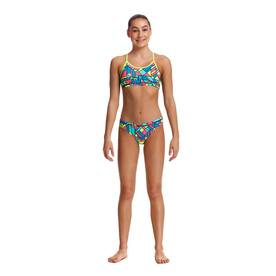 Way Funky Funkita, Racerback Two Piece Gettin Jiggy, Zweiteiler-Badeanzug, Kinder - Image 2